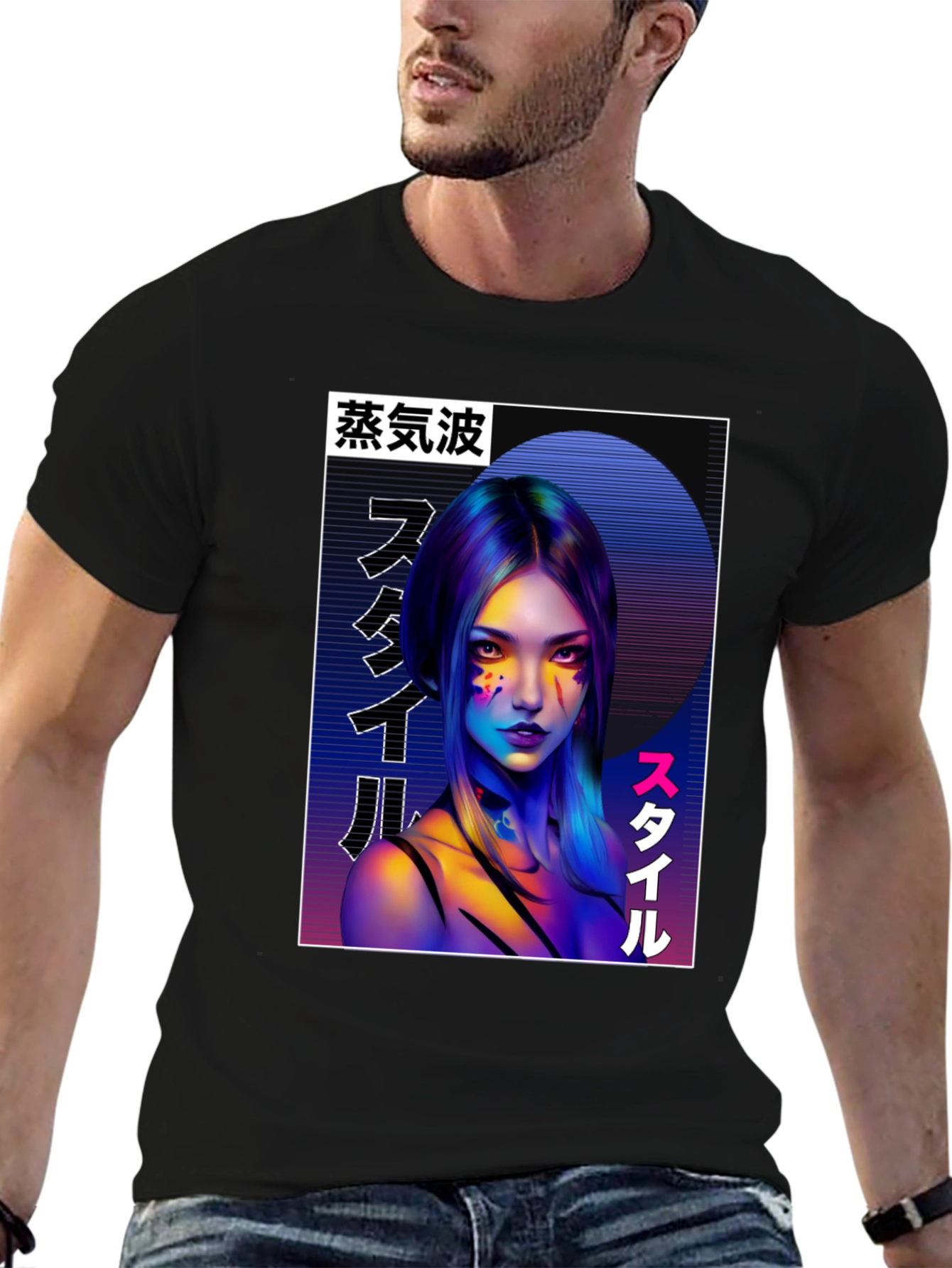 Vaporwave Style Graphic Tee