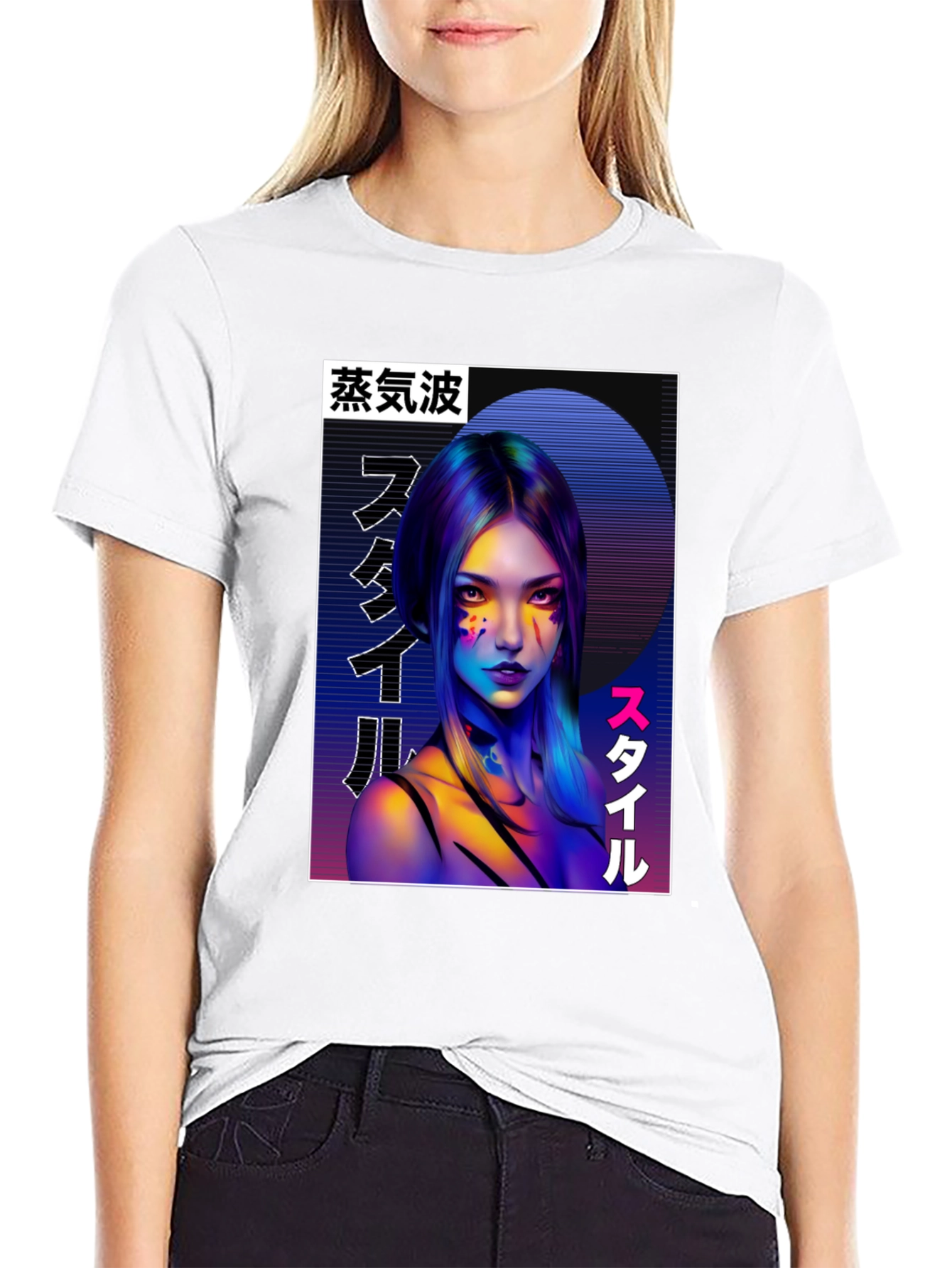 Vaporwave Style Graphic Tee