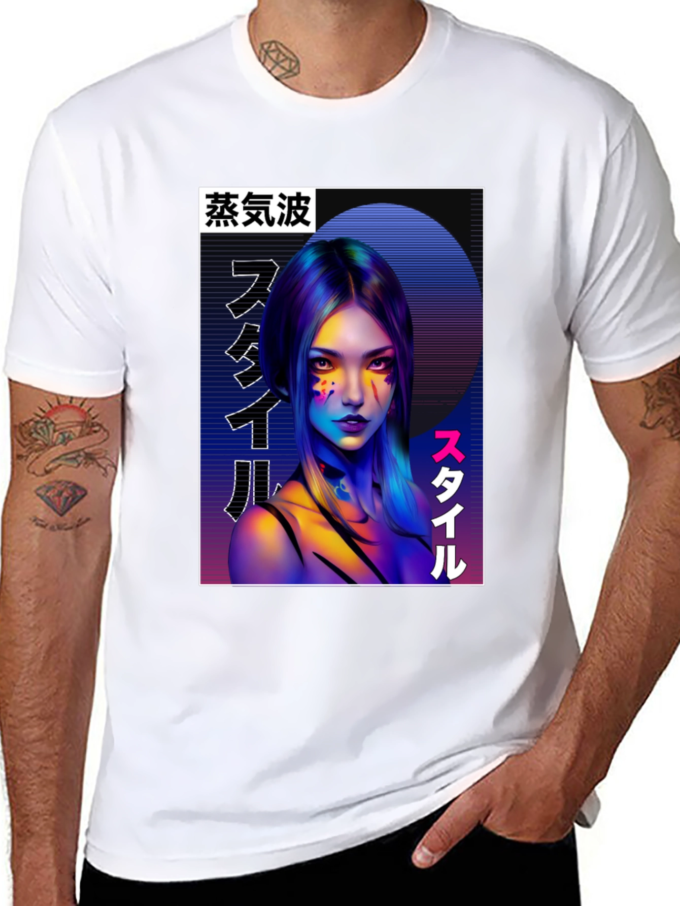 Vaporwave Style Graphic Tee