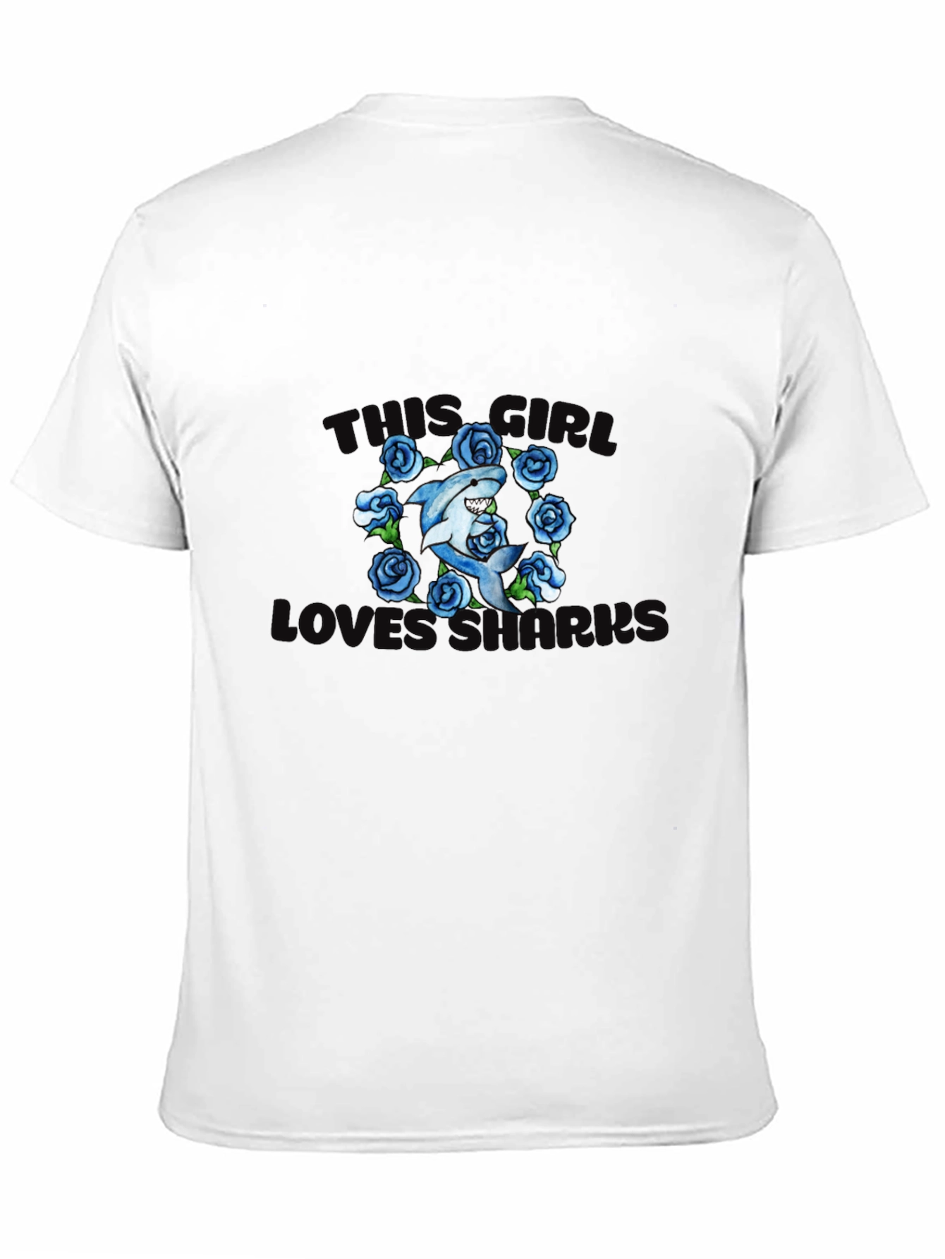 Shark Lover T-Shirt - This Girl Loves Sharks!