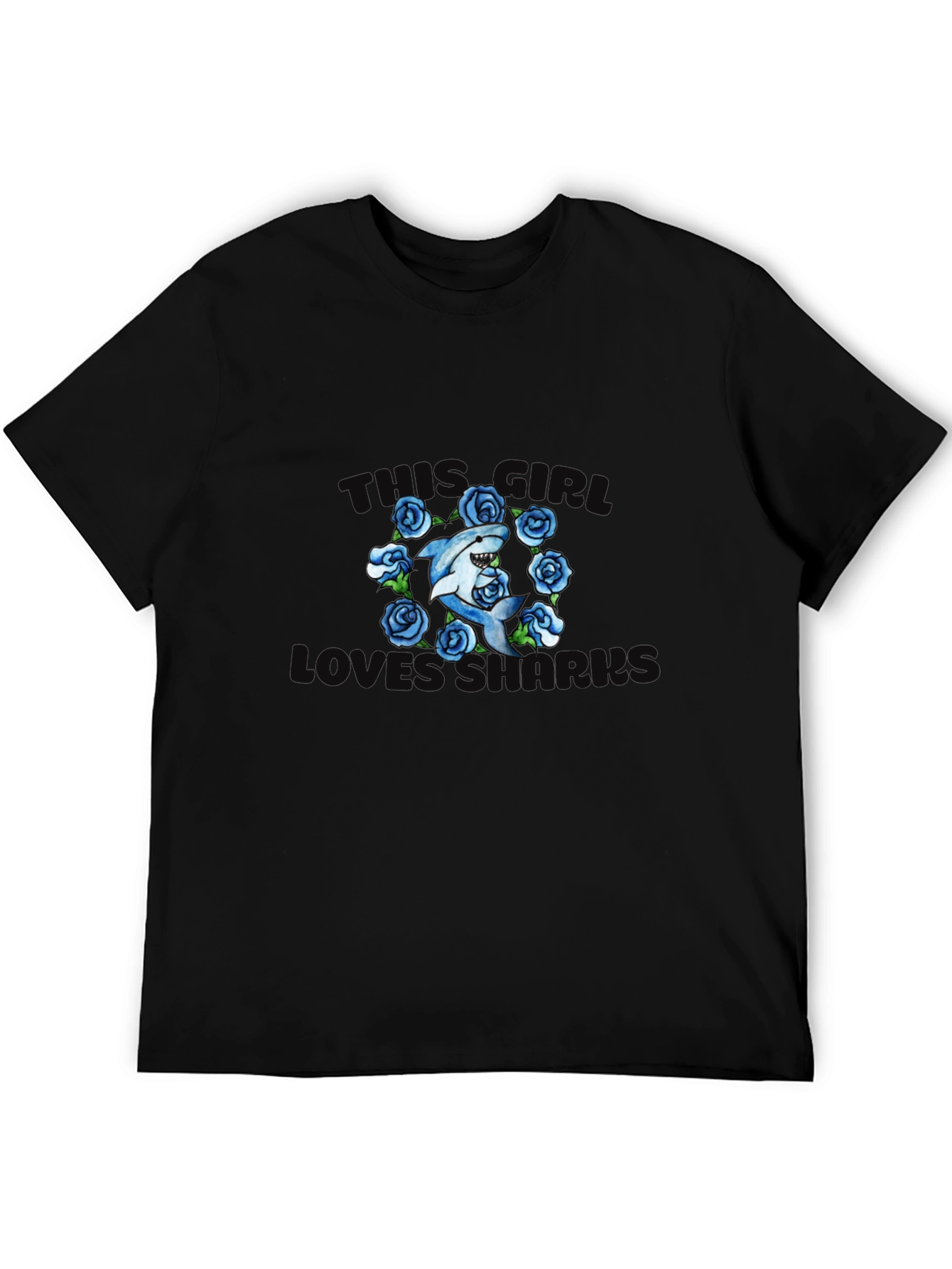 Shark Lover T-Shirt - This Girl Loves Sharks!