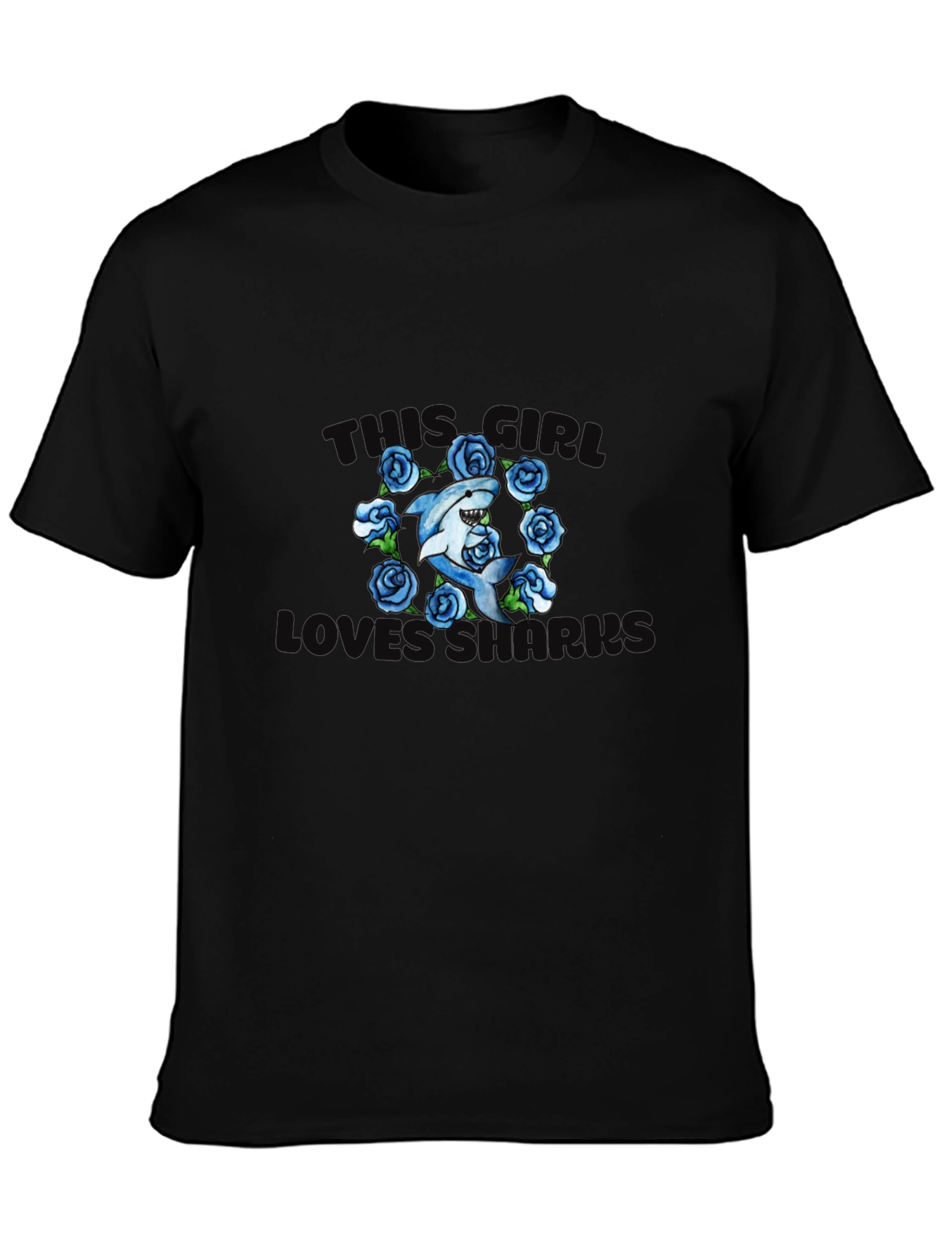 Shark Lover T-Shirt - This Girl Loves Sharks!