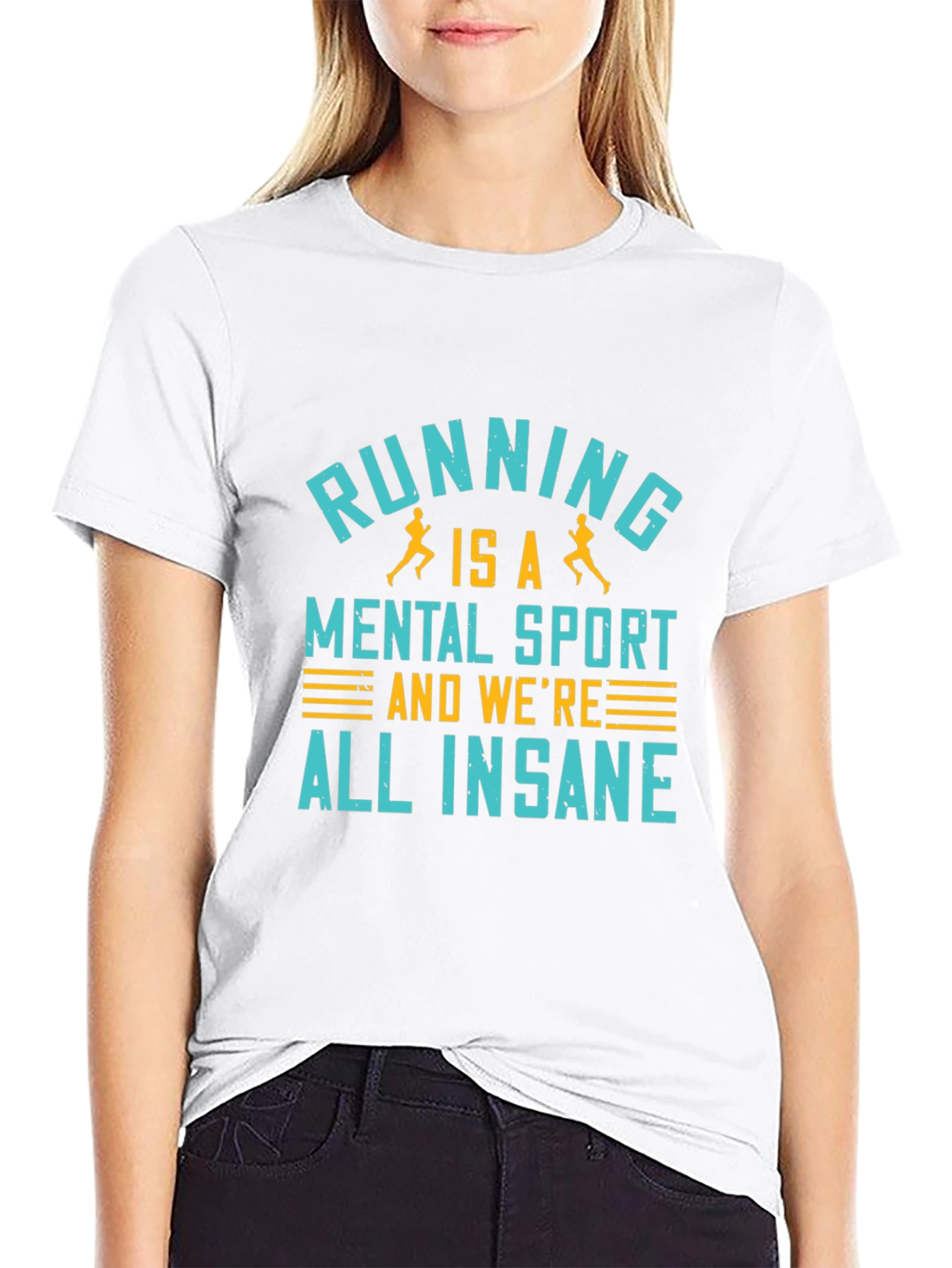 Running is a Mental Sport Graphic Tee