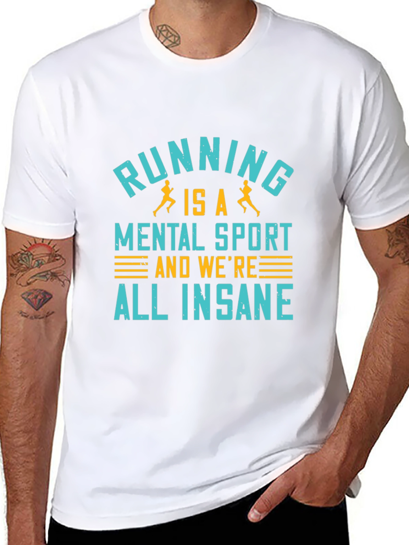 Running is a Mental Sport Graphic Tee