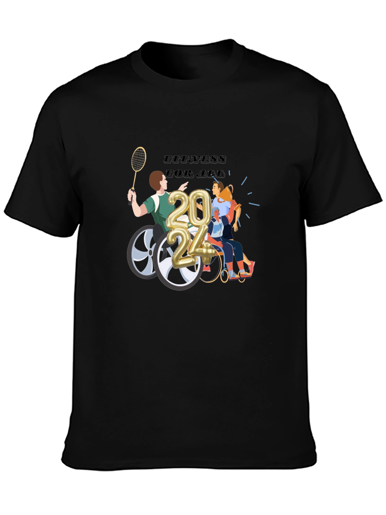 Fitness for All 2024 Graphic T-Shirt