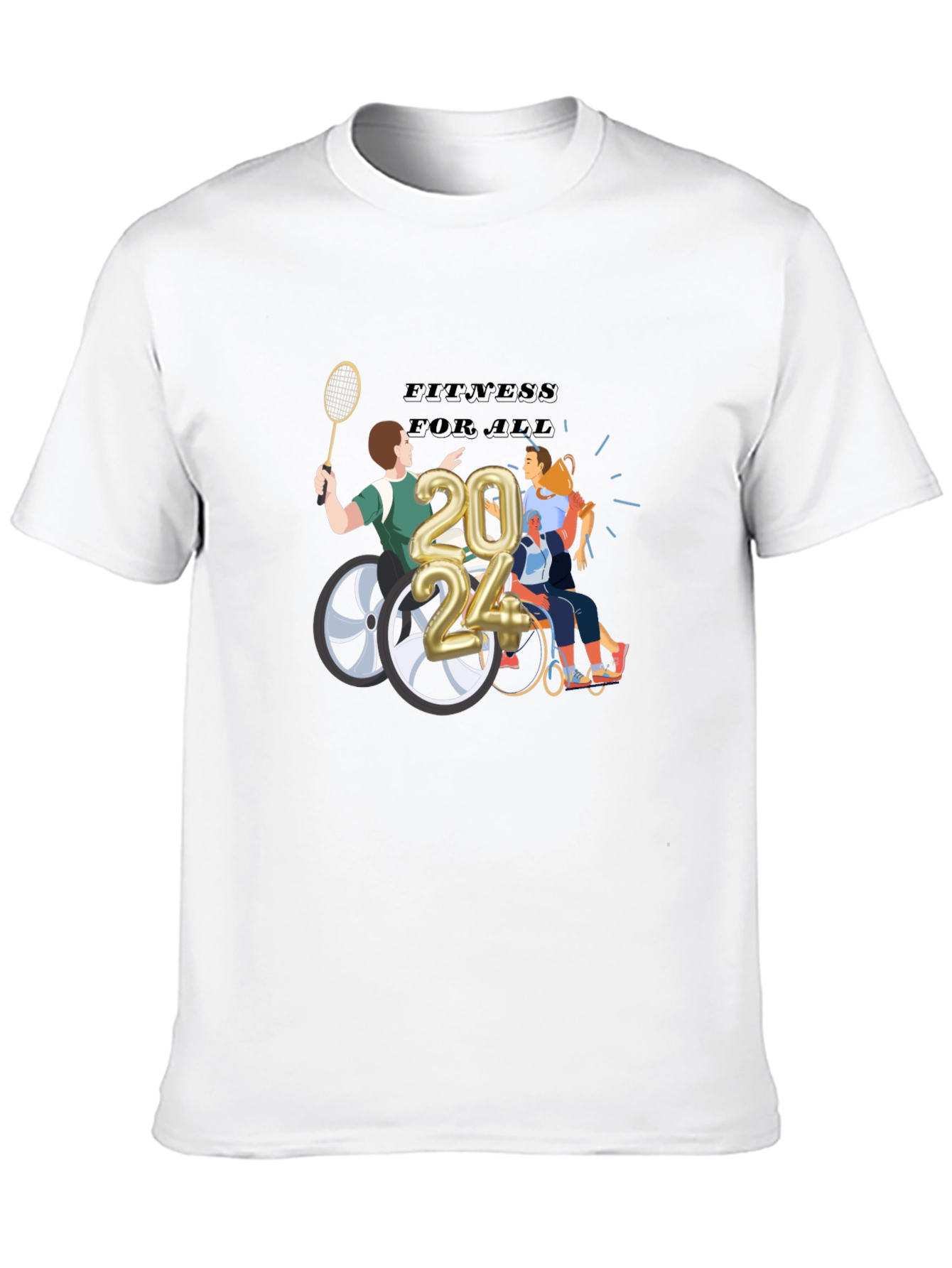 Fitness for All 2024 Graphic T-Shirt