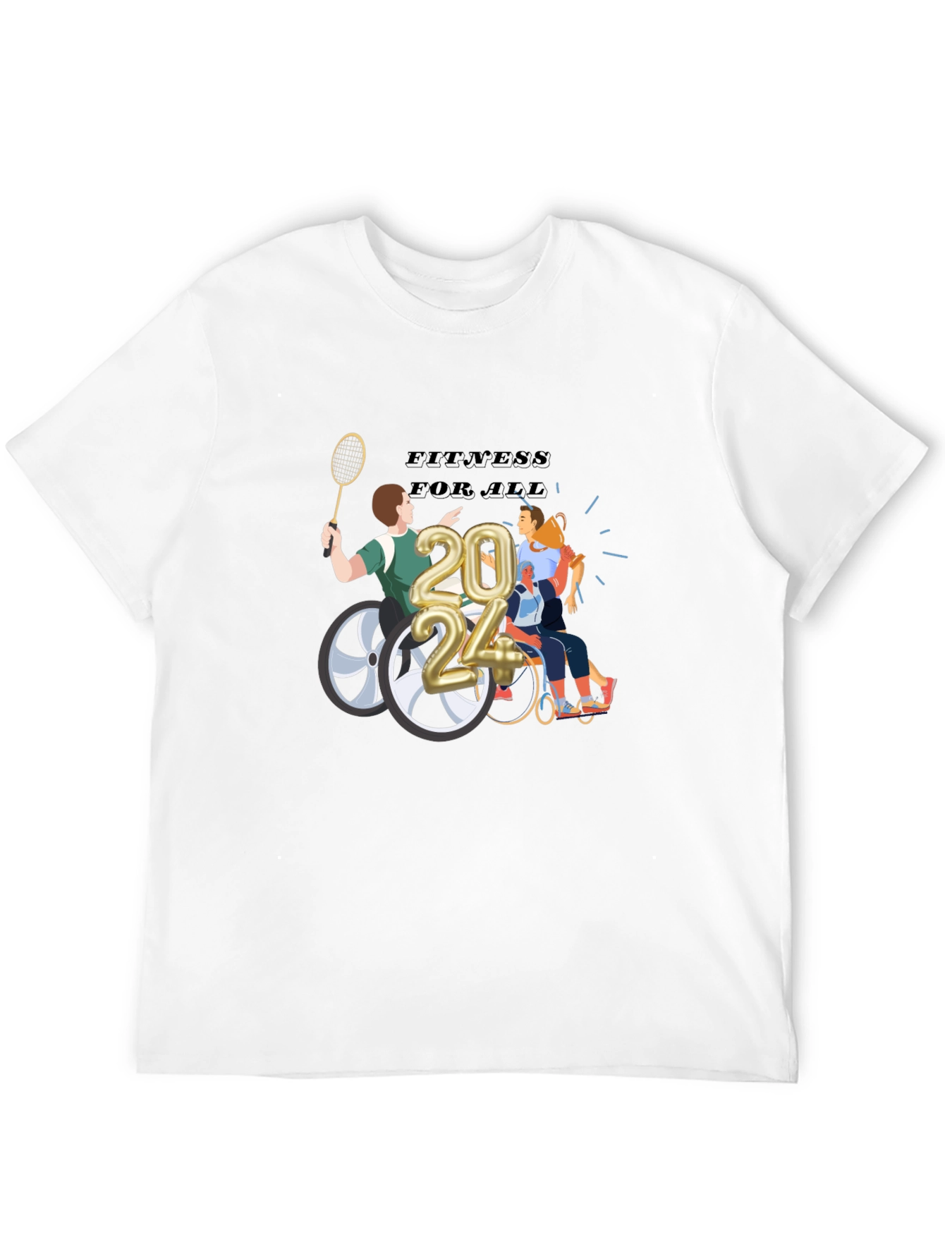 Fitness for All 2024 Graphic T-Shirt