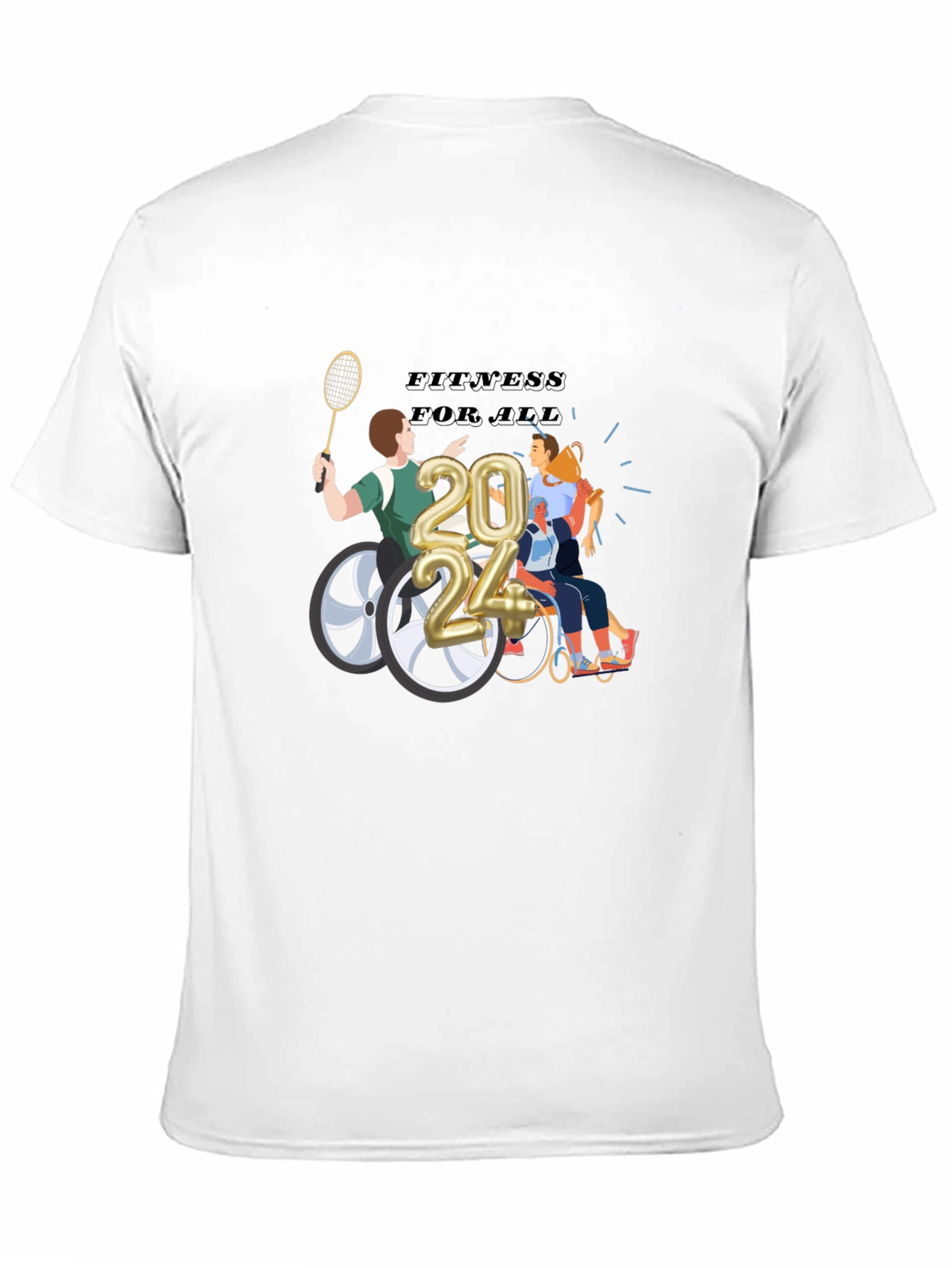 Fitness for All 2024 Graphic T-Shirt