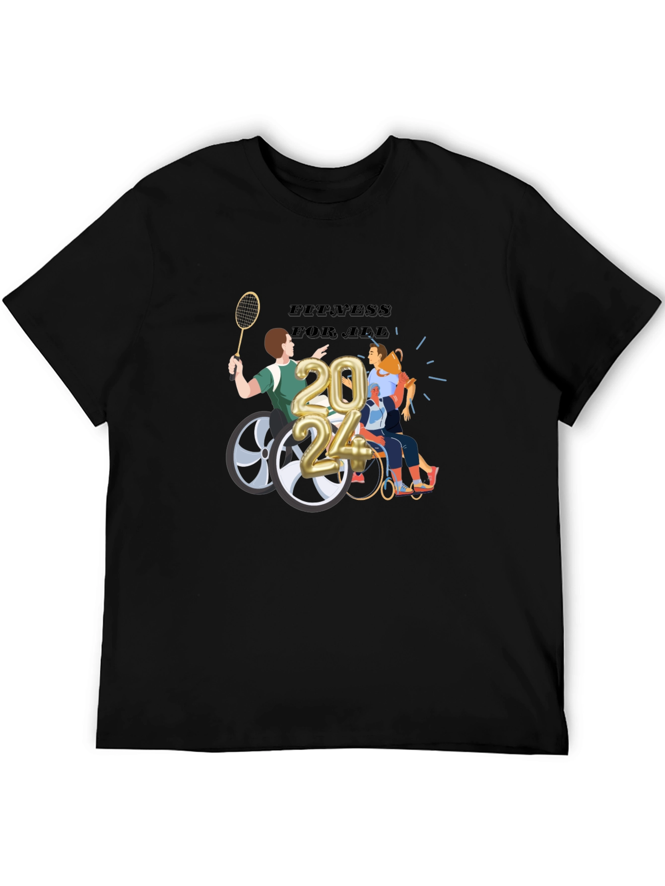 Fitness for All 2024 Graphic T-Shirt