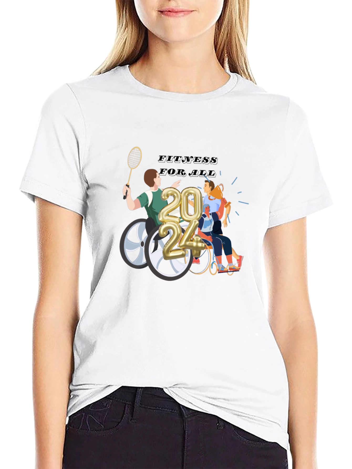 Fitness for All 2024 Graphic T-Shirt