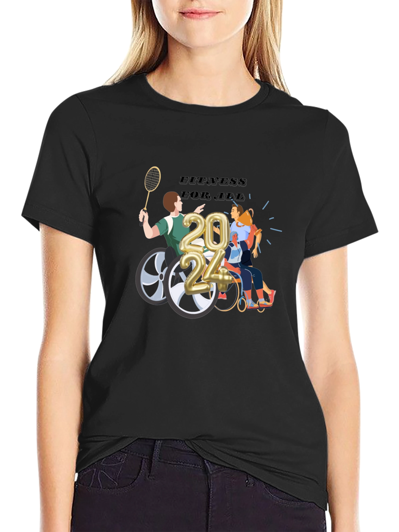 Fitness for All 2024 Graphic T-Shirt