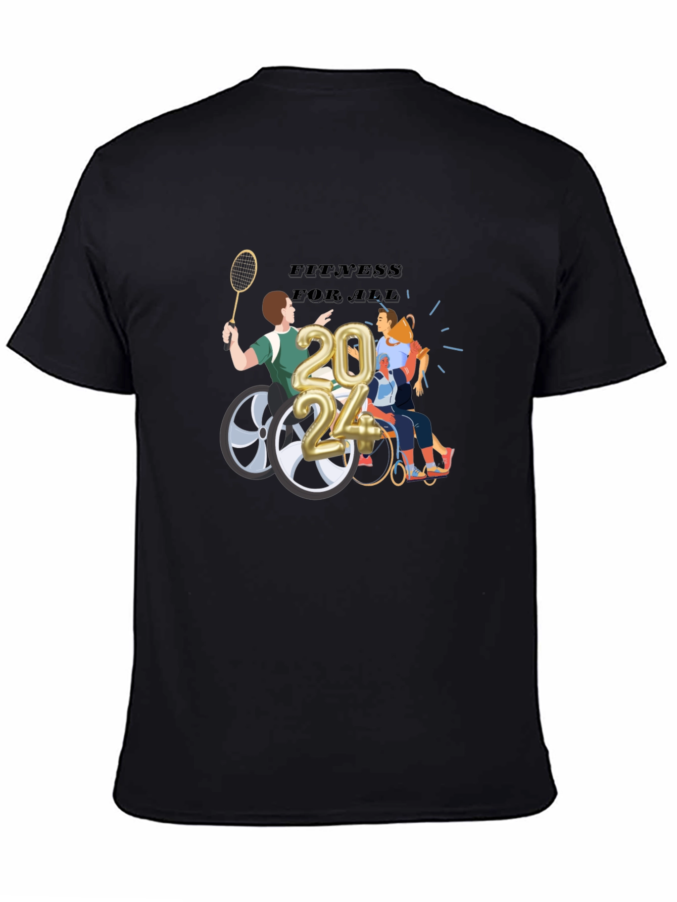 Fitness for All 2024 Graphic T-Shirt