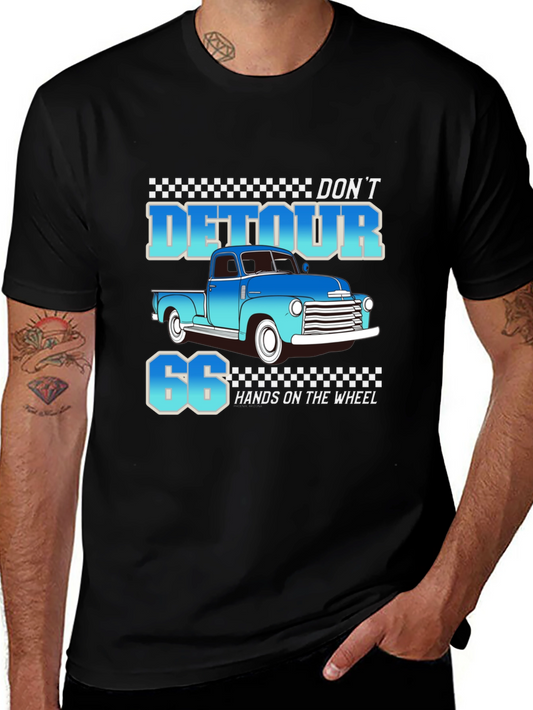 Detour 66 Graphic T-Shirt - Classic Car Design
