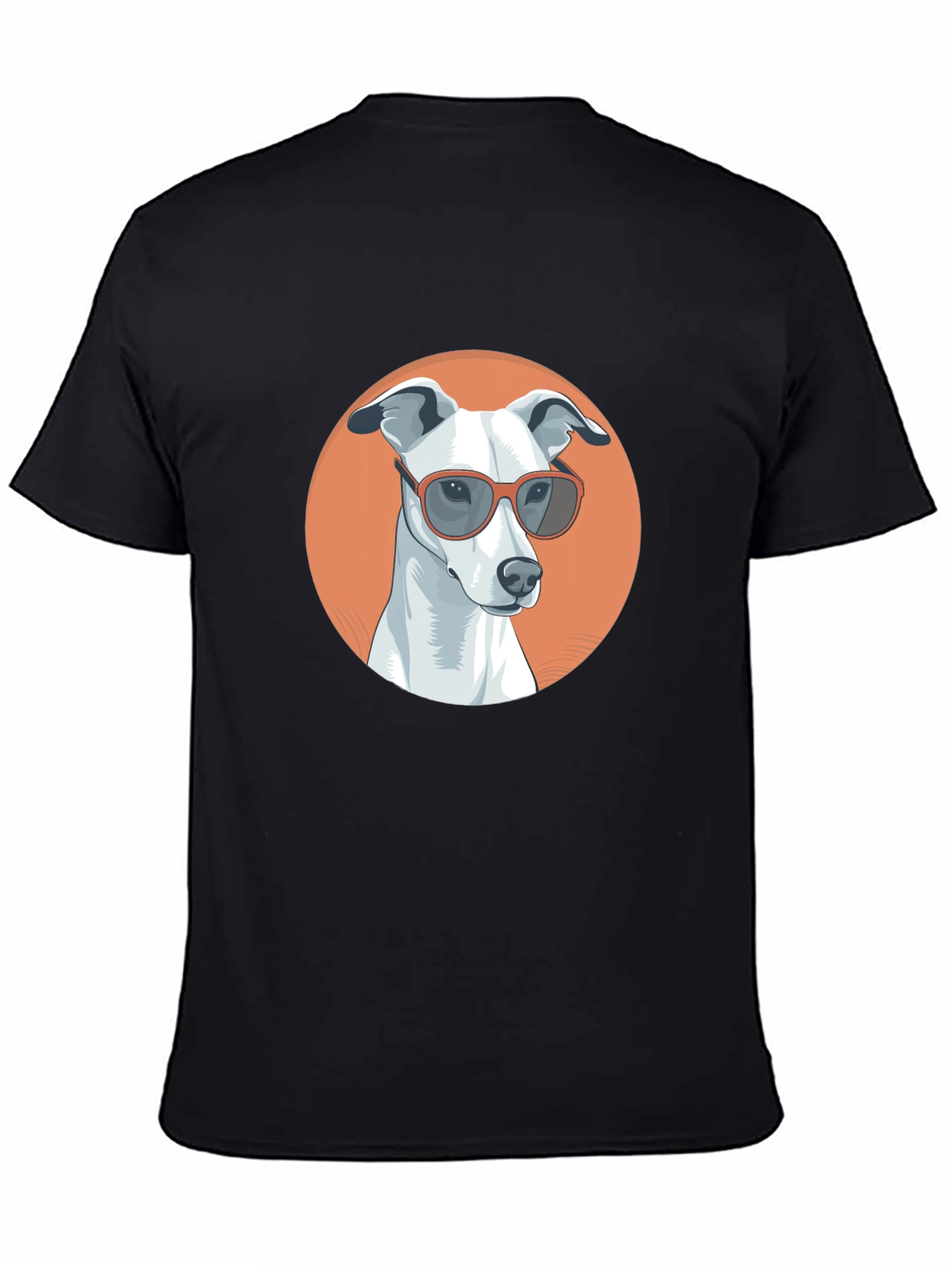 Cool Dog Graphic Tee - Black