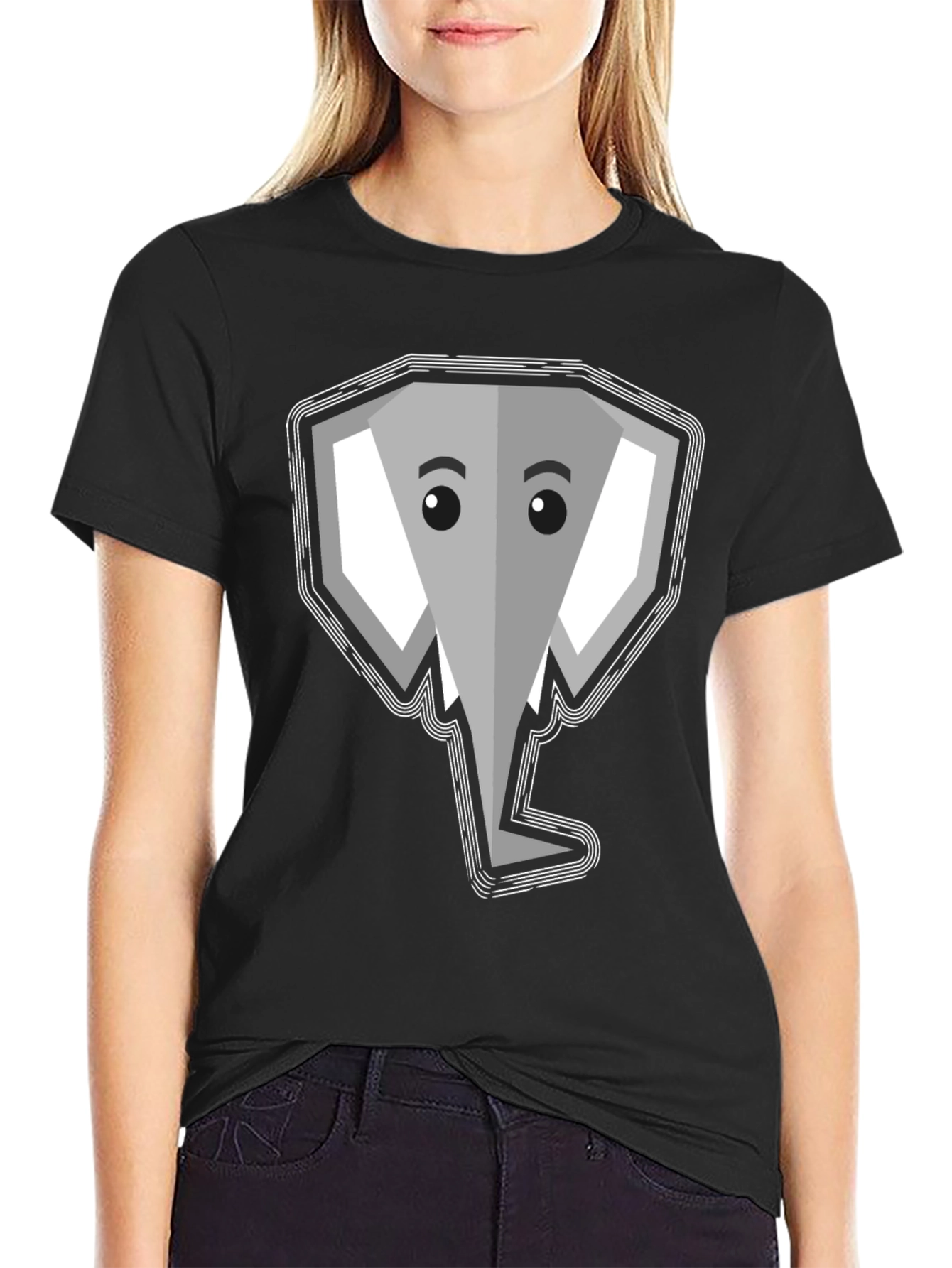 Elephant Graphic Tee - Modern Style