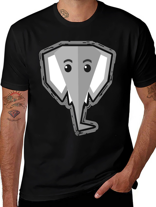 Elephant Graphic Tee - Modern Style