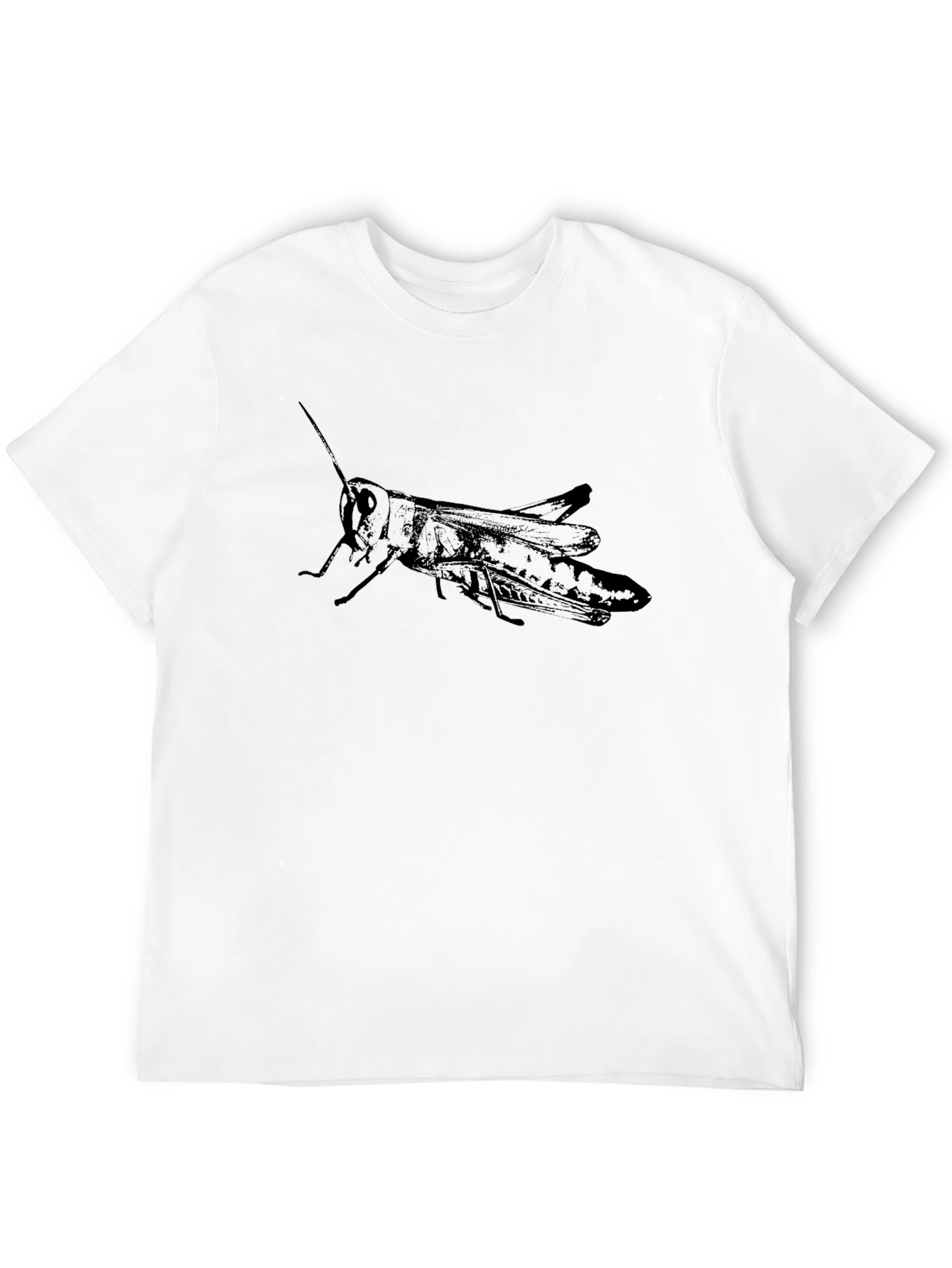 Grasshopper Graphic T-Shirt - Cool Insect Design