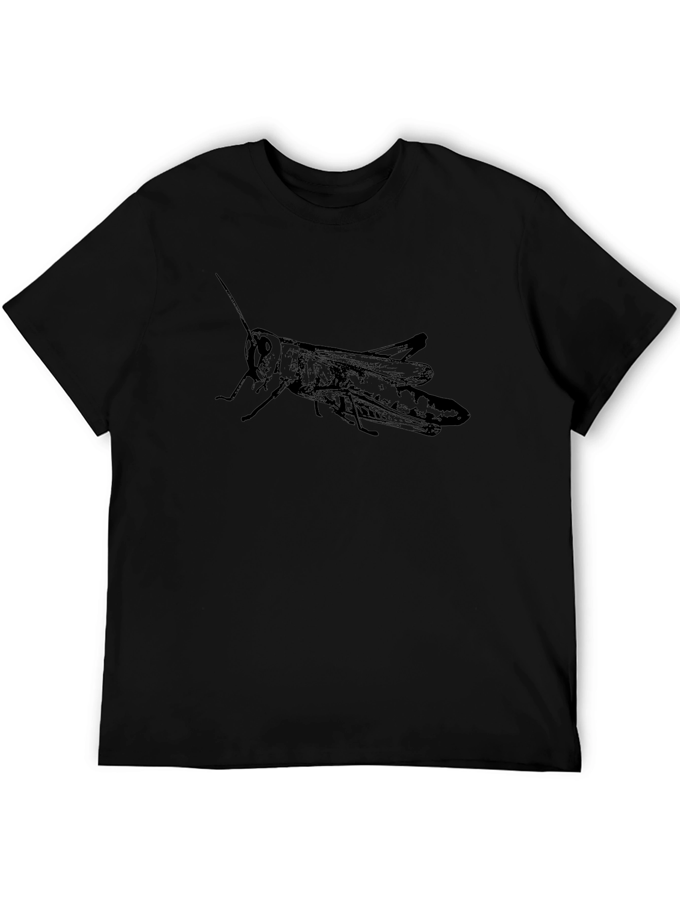 Grasshopper Graphic T-Shirt - Cool Insect Design