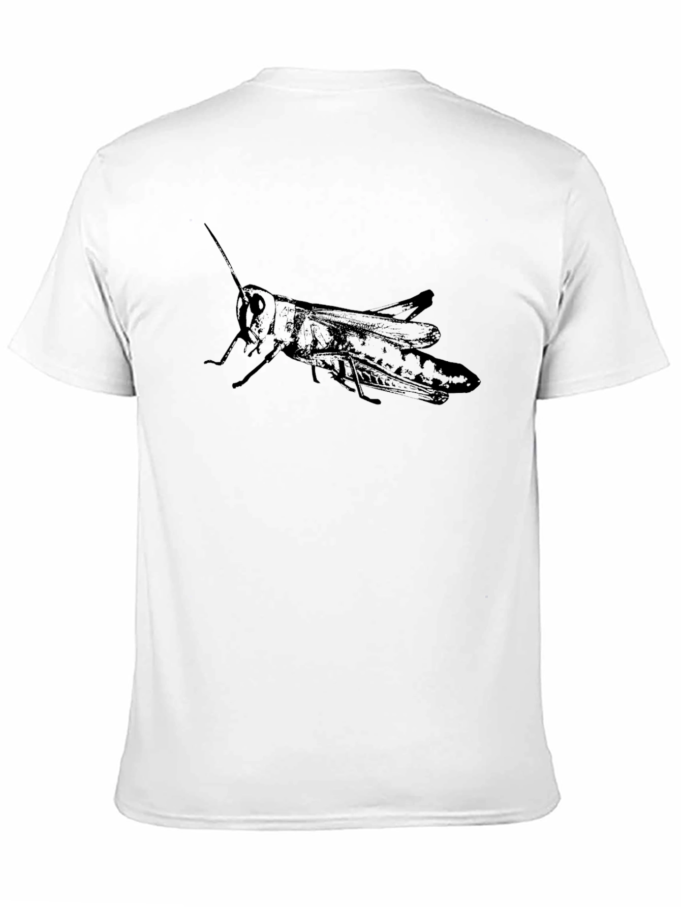 Grasshopper Graphic T-Shirt - Cool Insect Design