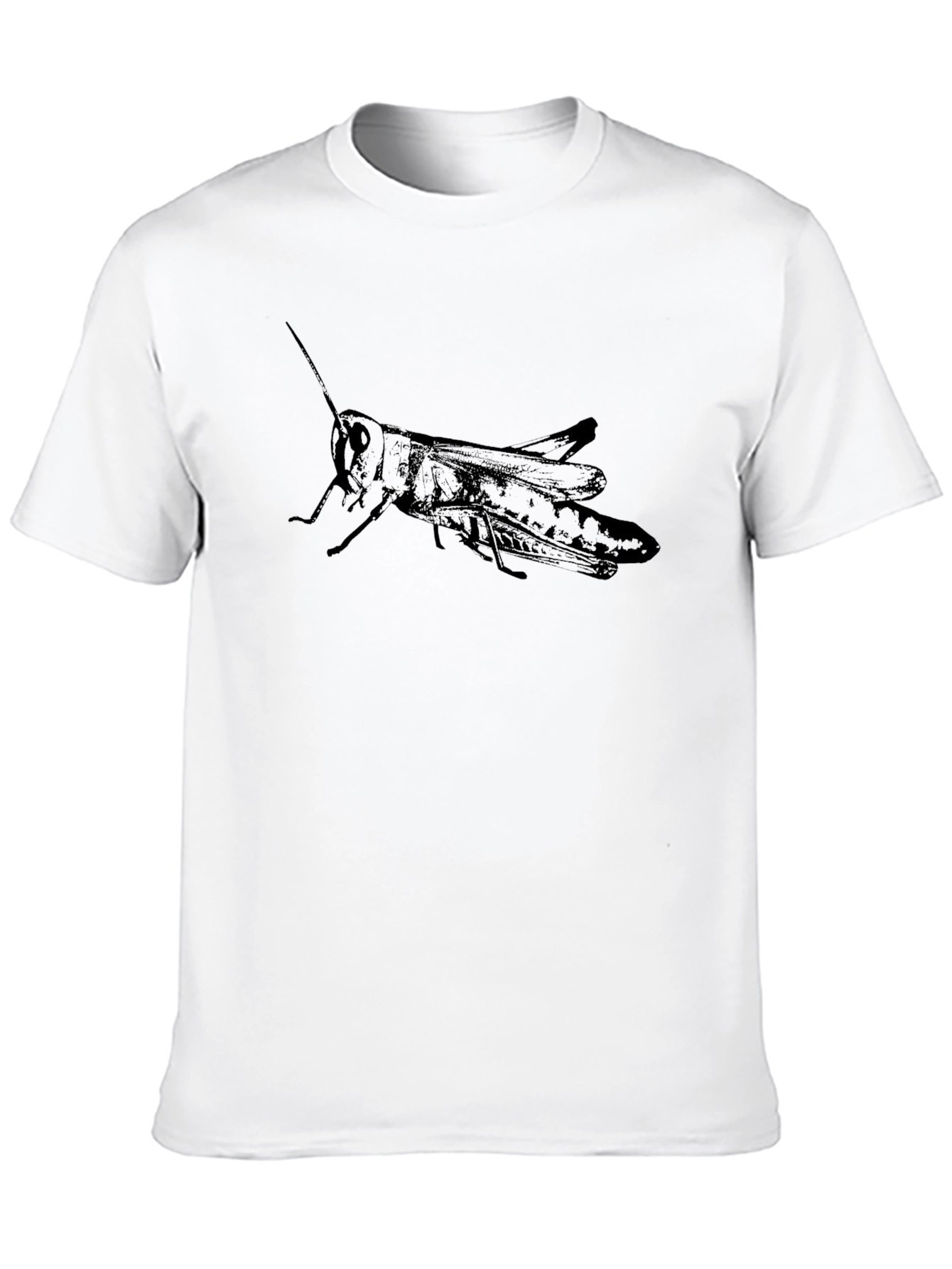 Grasshopper Graphic T-Shirt - Cool Insect Design