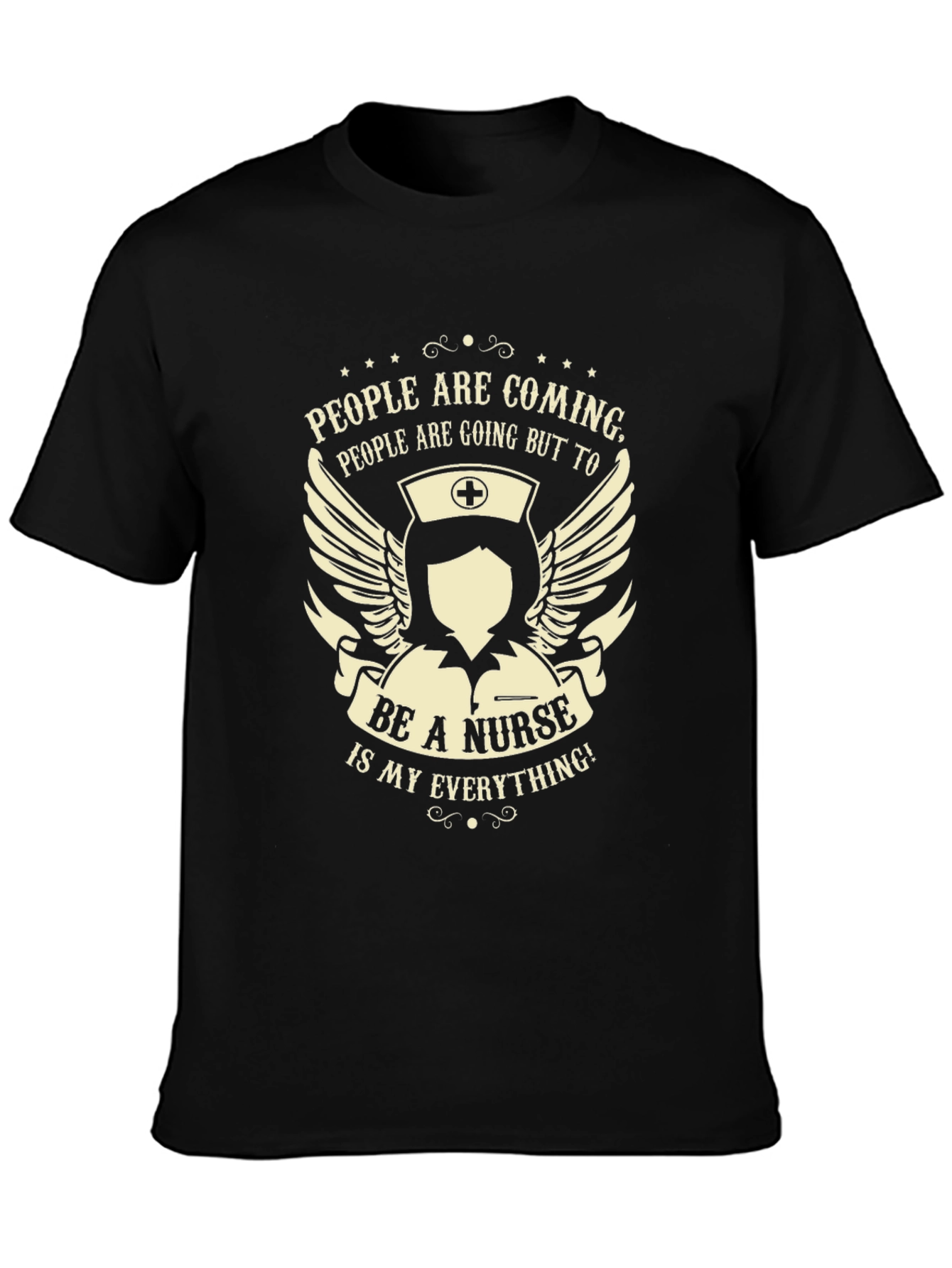 Nurse Pride Graphic T-Shirt - Black