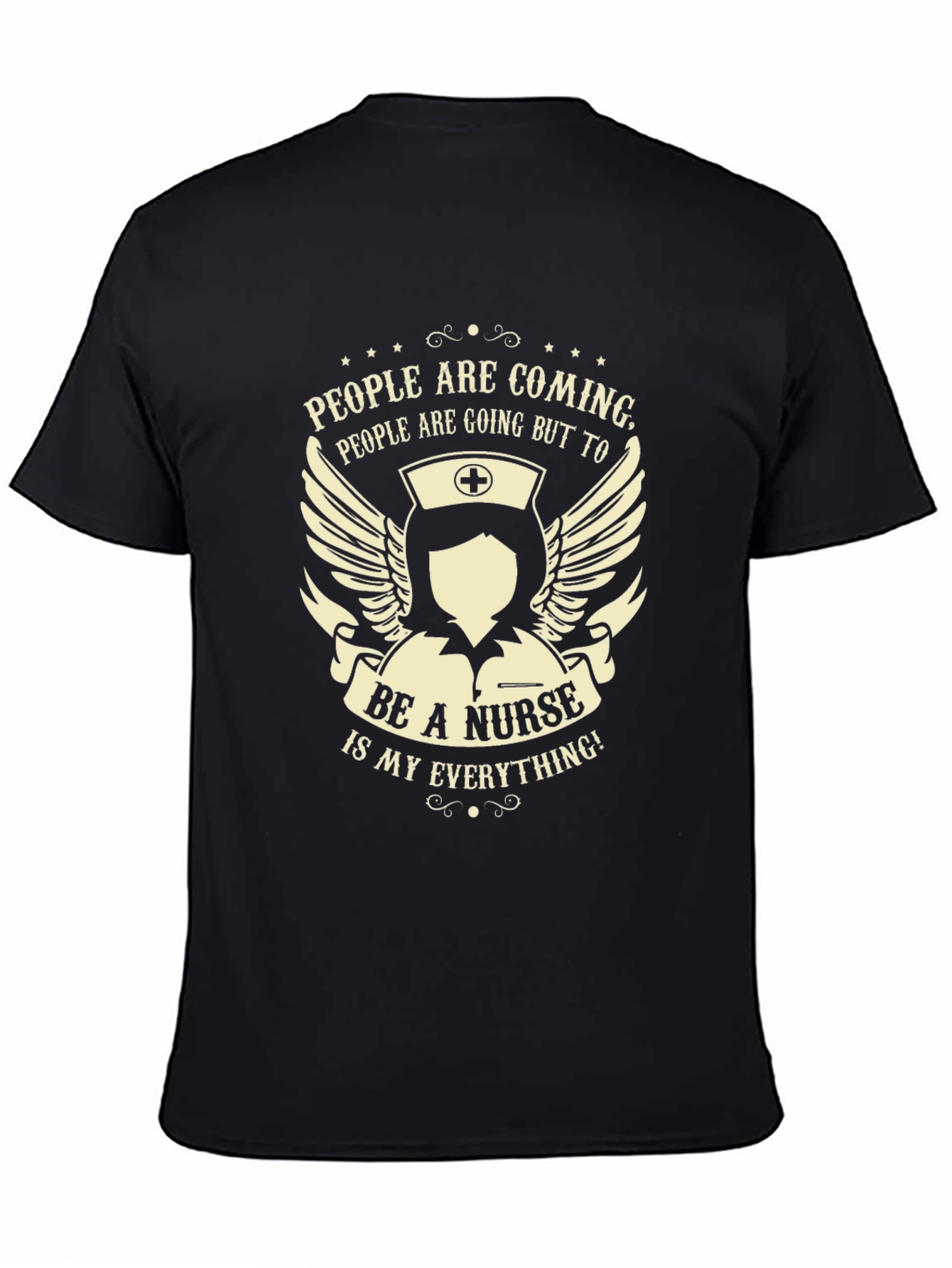 Nurse Pride Graphic T-Shirt - Black