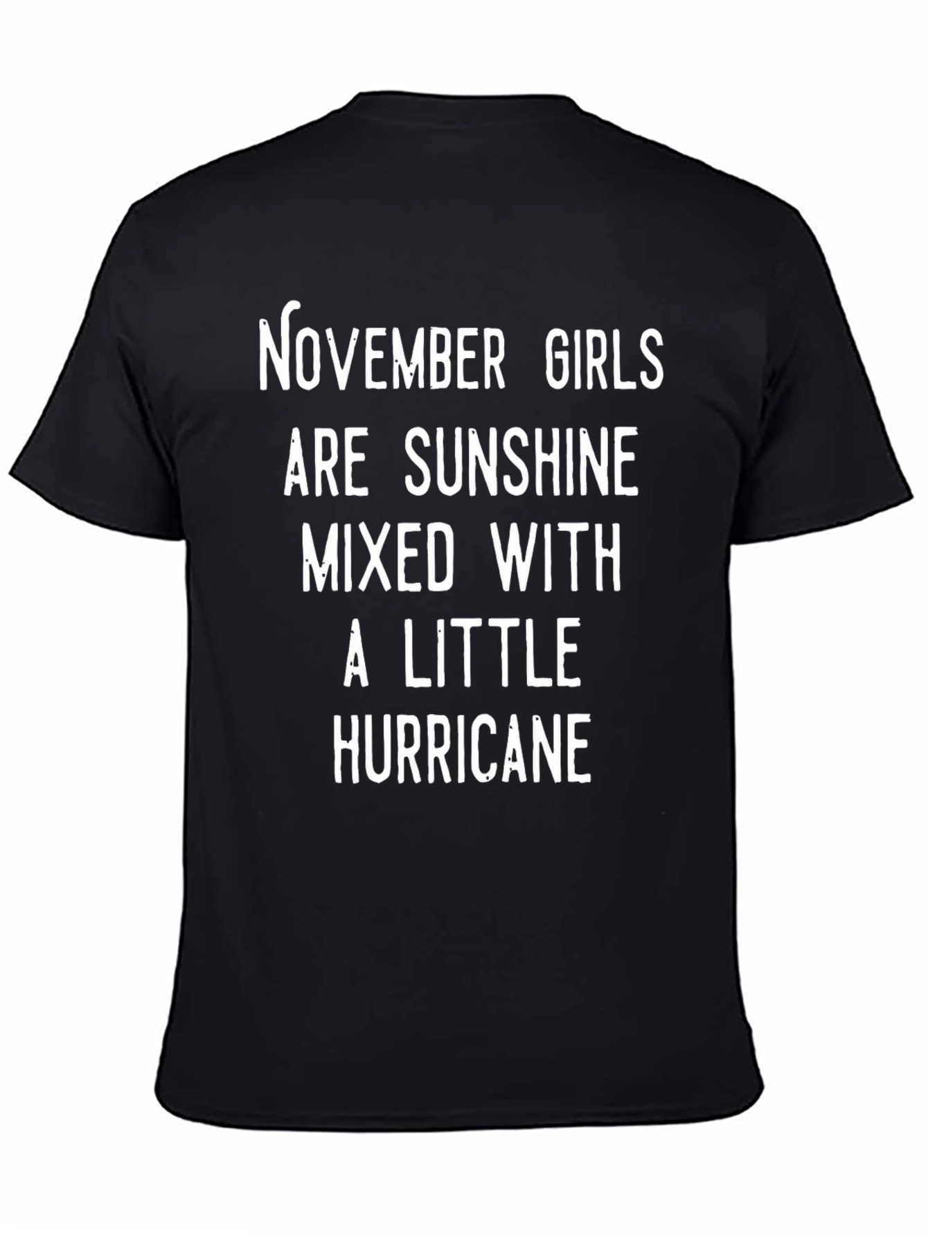 November Girl Sunshine Hurricane Graphic Tee