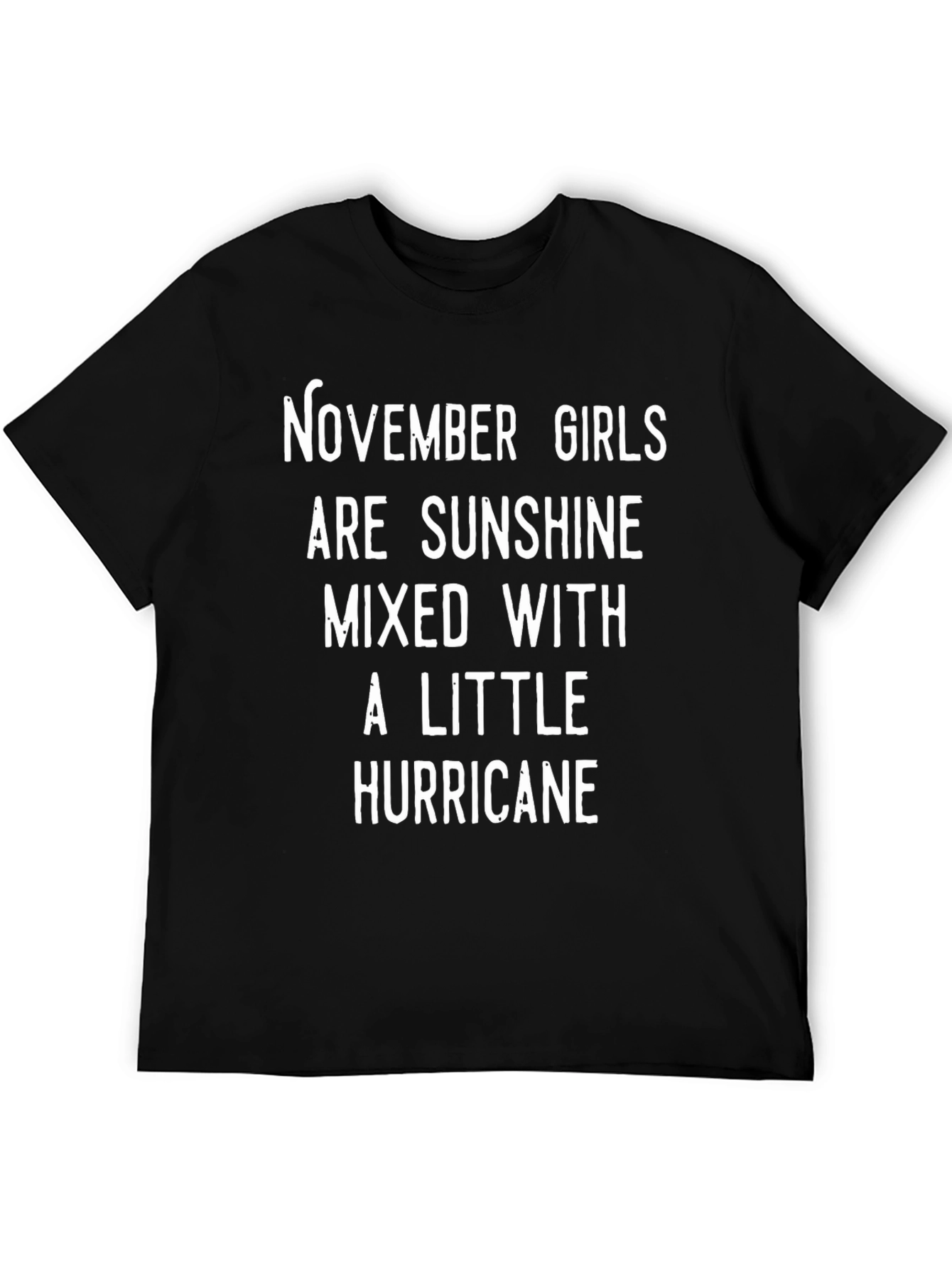 November Girl Sunshine Hurricane Graphic Tee