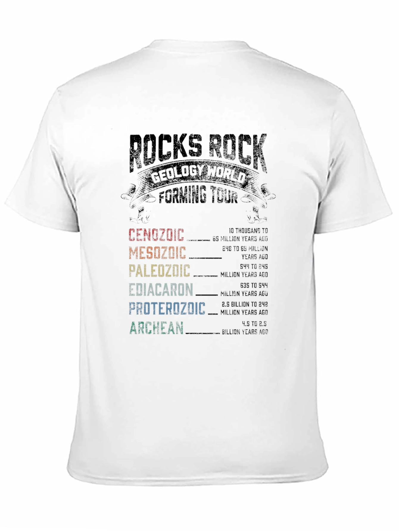 Rocks Rock Geological Forming Tour T-Shirt