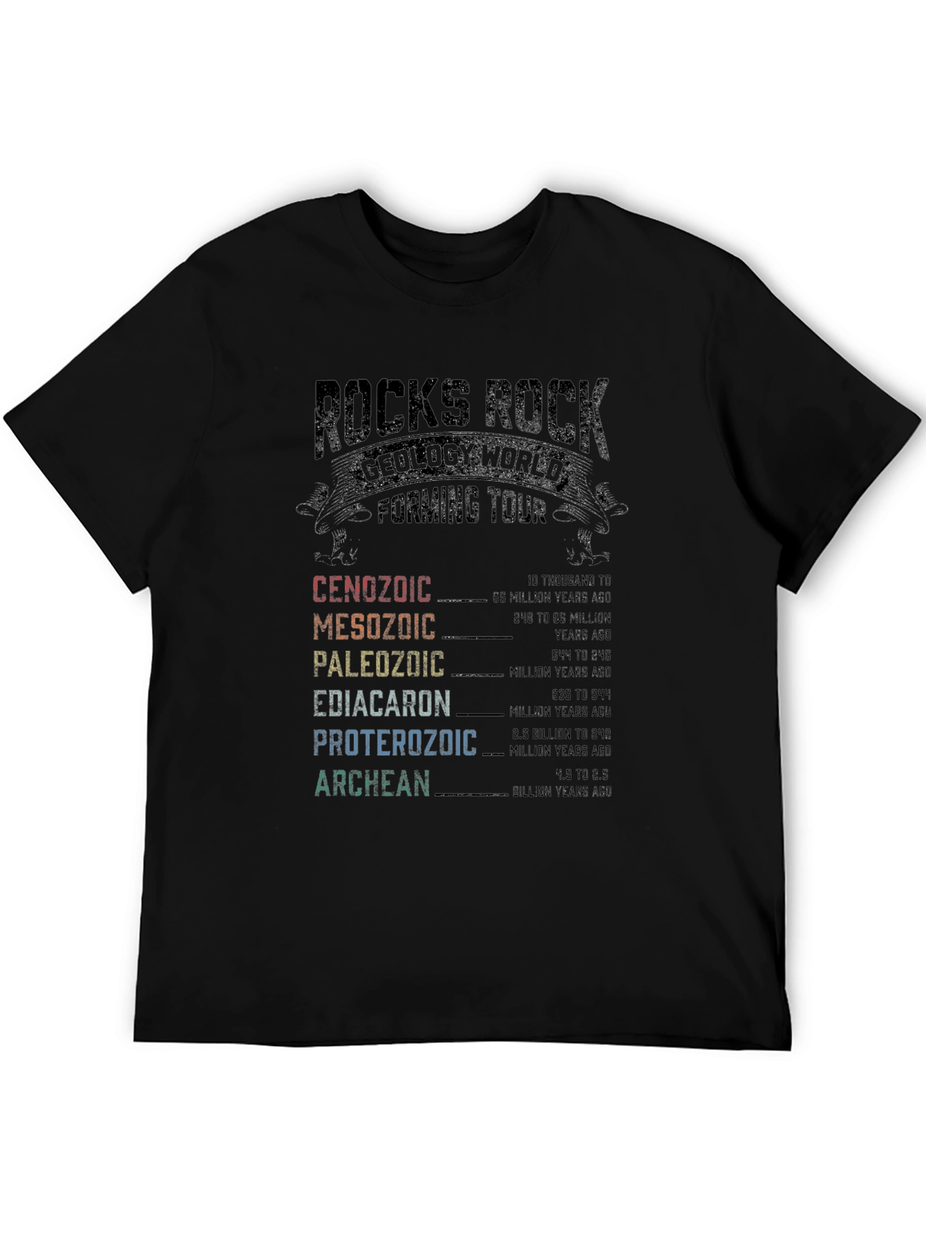 Rocks Rock Geological Forming Tour T-Shirt