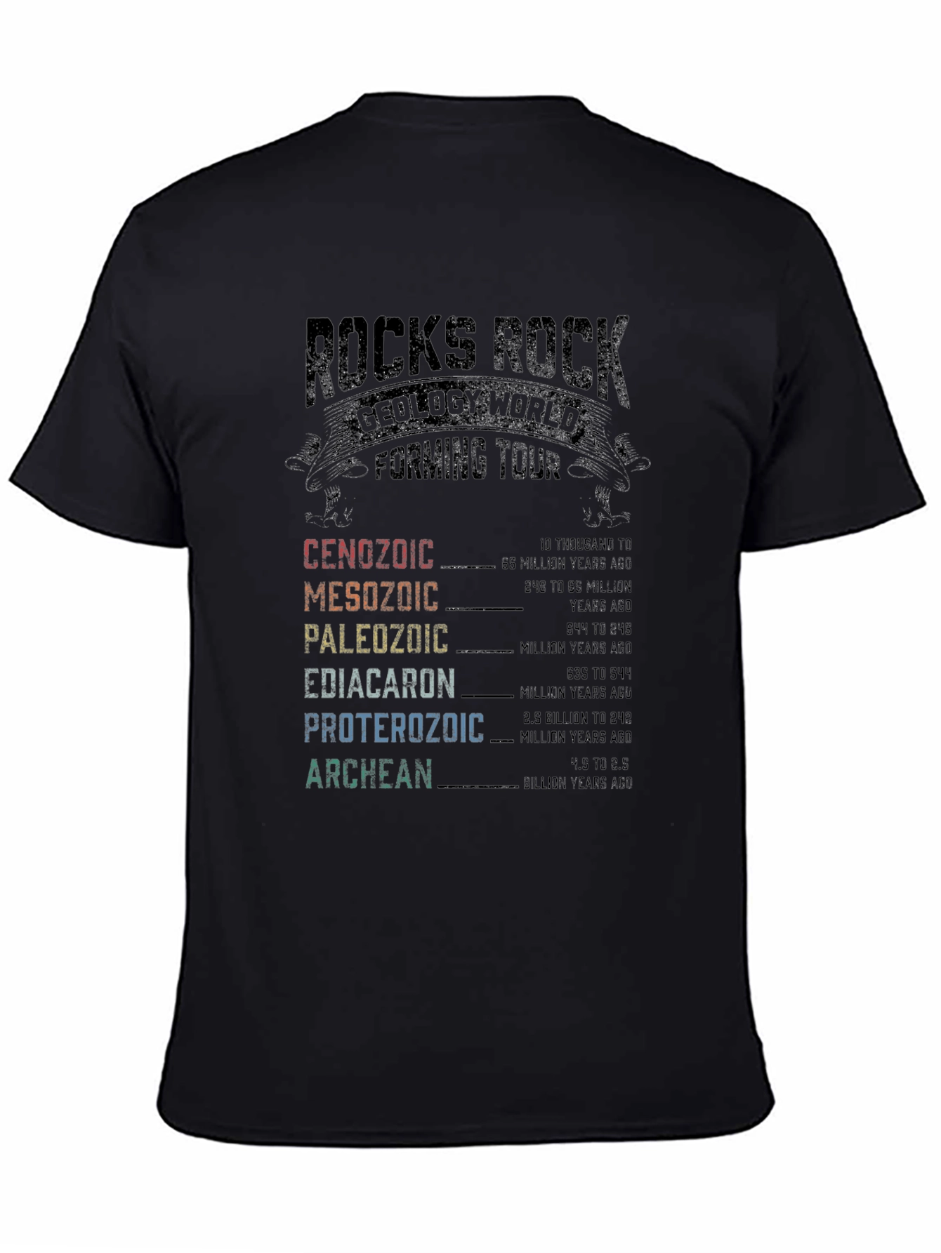 Rocks Rock Geological Forming Tour T-Shirt