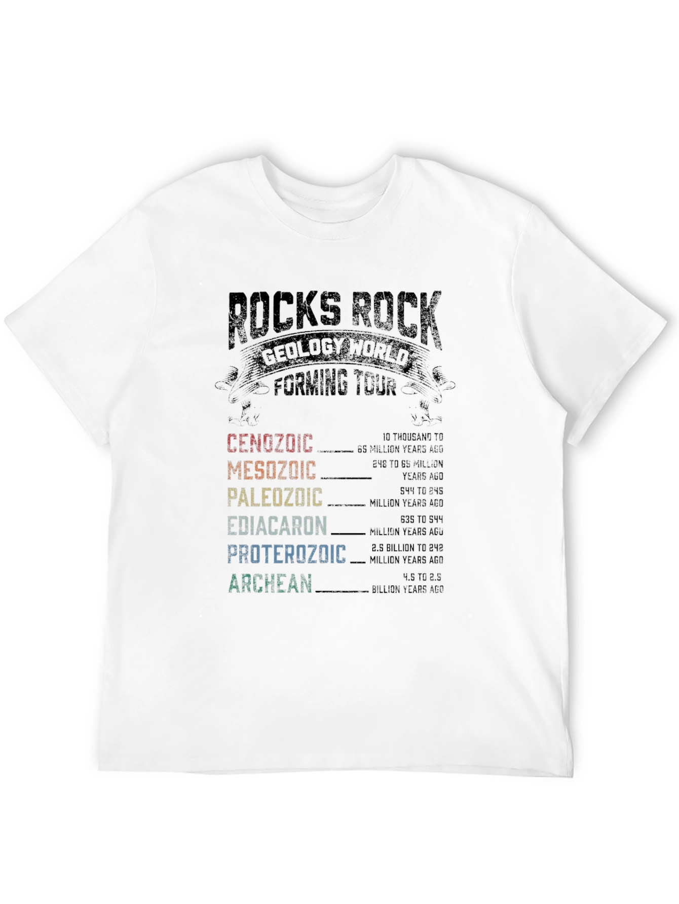 Rocks Rock Geological Forming Tour T-Shirt