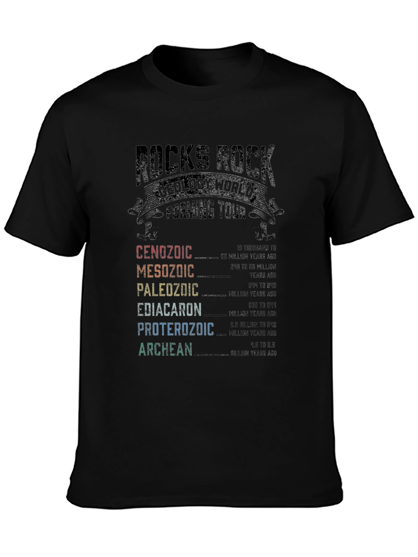 Rocks Rock Geological Forming Tour T-Shirt