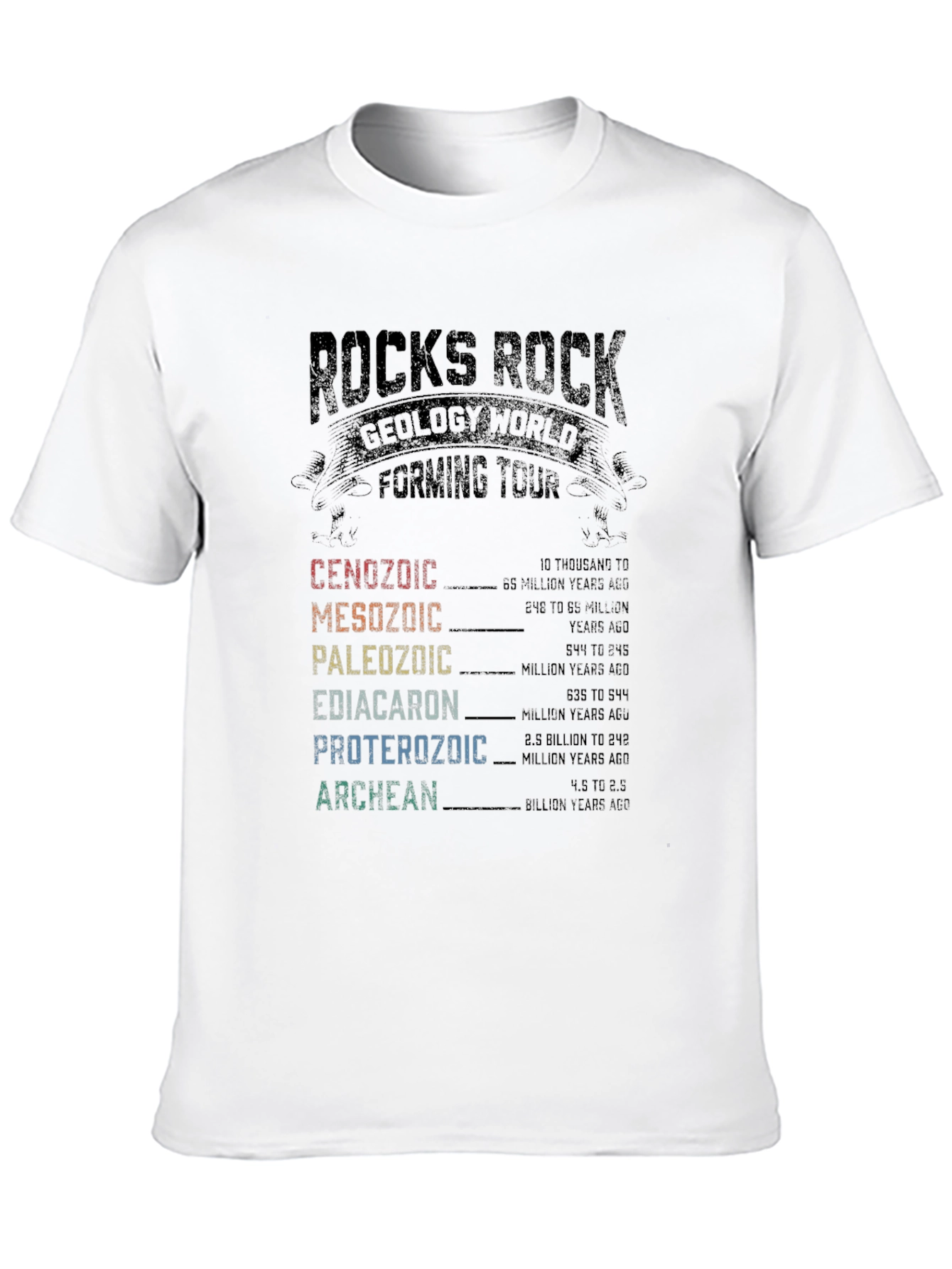 Rocks Rock Geological Forming Tour T-Shirt