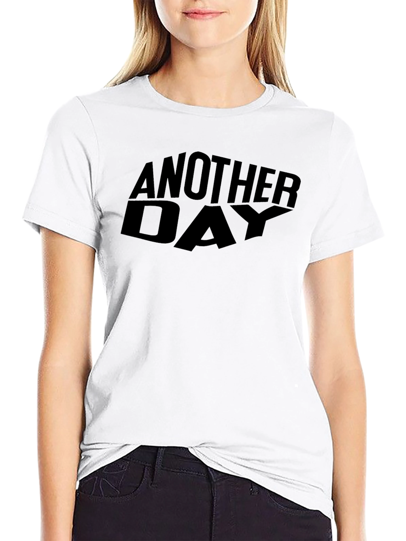 Another Day Graphic Tee - Black Casual Shirt