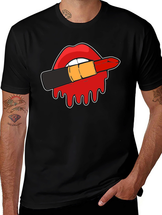 Lipstick Kiss Graphic Tee