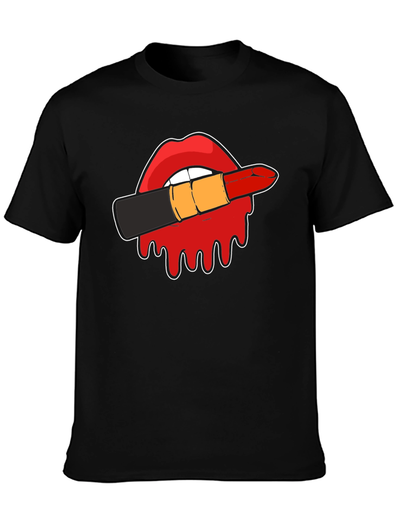 Lipstick Kiss Graphic Tee