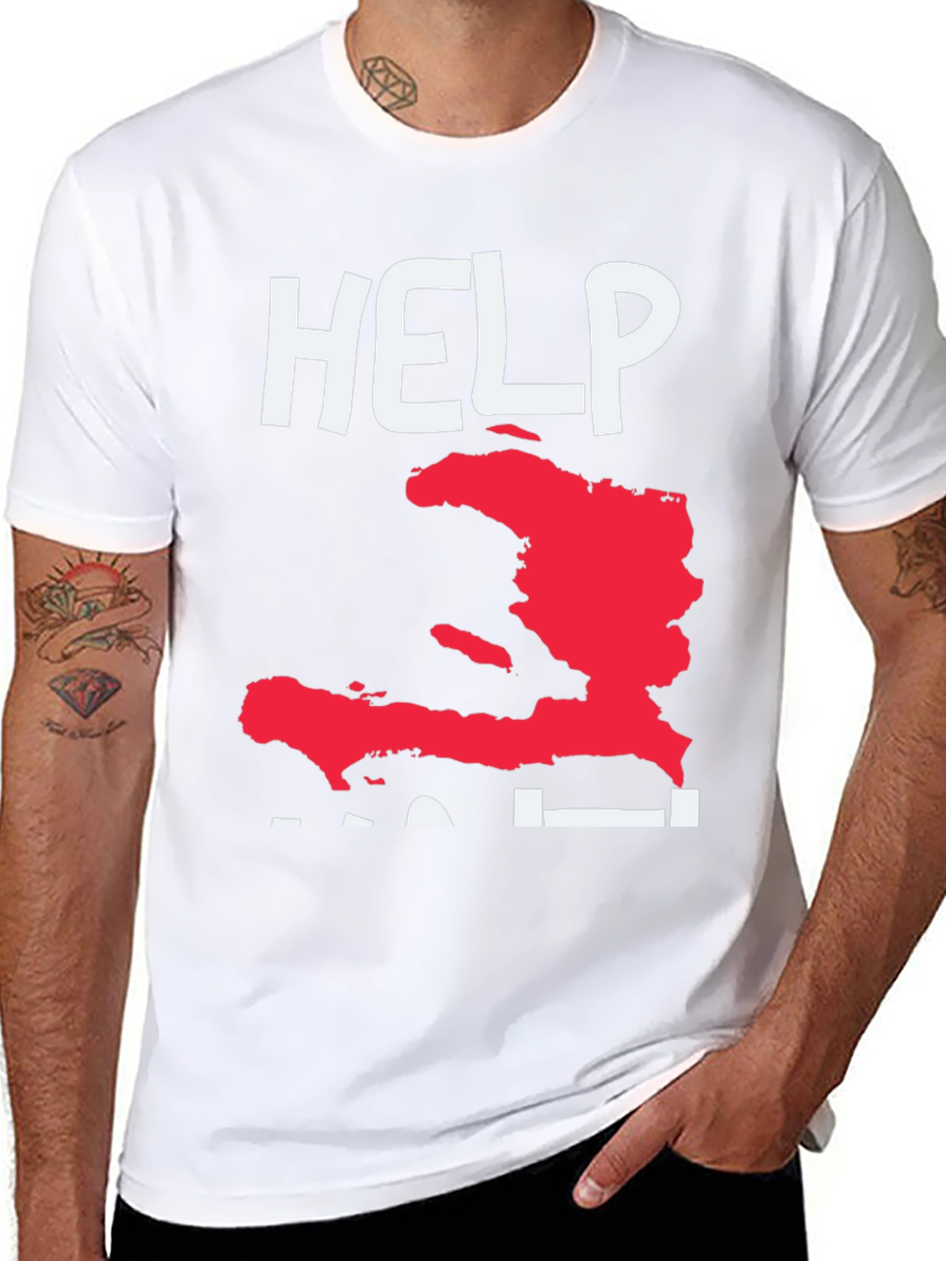 Help Haiti Graphic T-Shirt