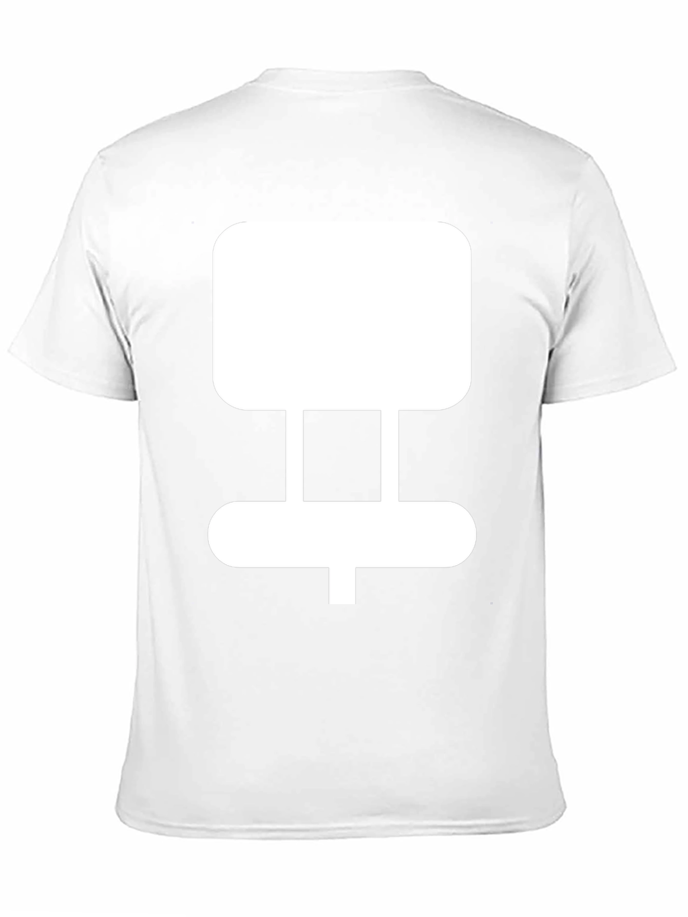 Geometric Design Black T-Shirt