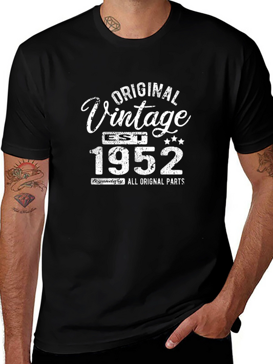 Vintage 1952 T-Shirt - Original All Parts - Birthday Gift