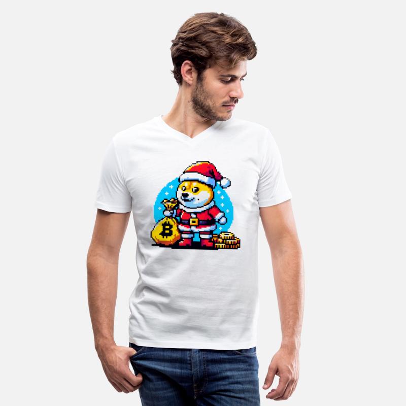 8-Bit Crypto Santa - Holiday Digital Treasure