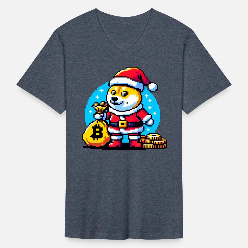 8-Bit Crypto Santa - Holiday Digital Treasure