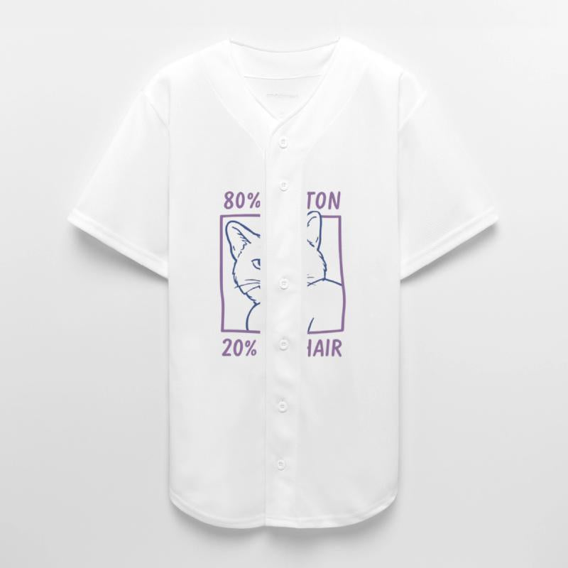 80% Cotton 20% Cat Hair - Funny Cat Lover