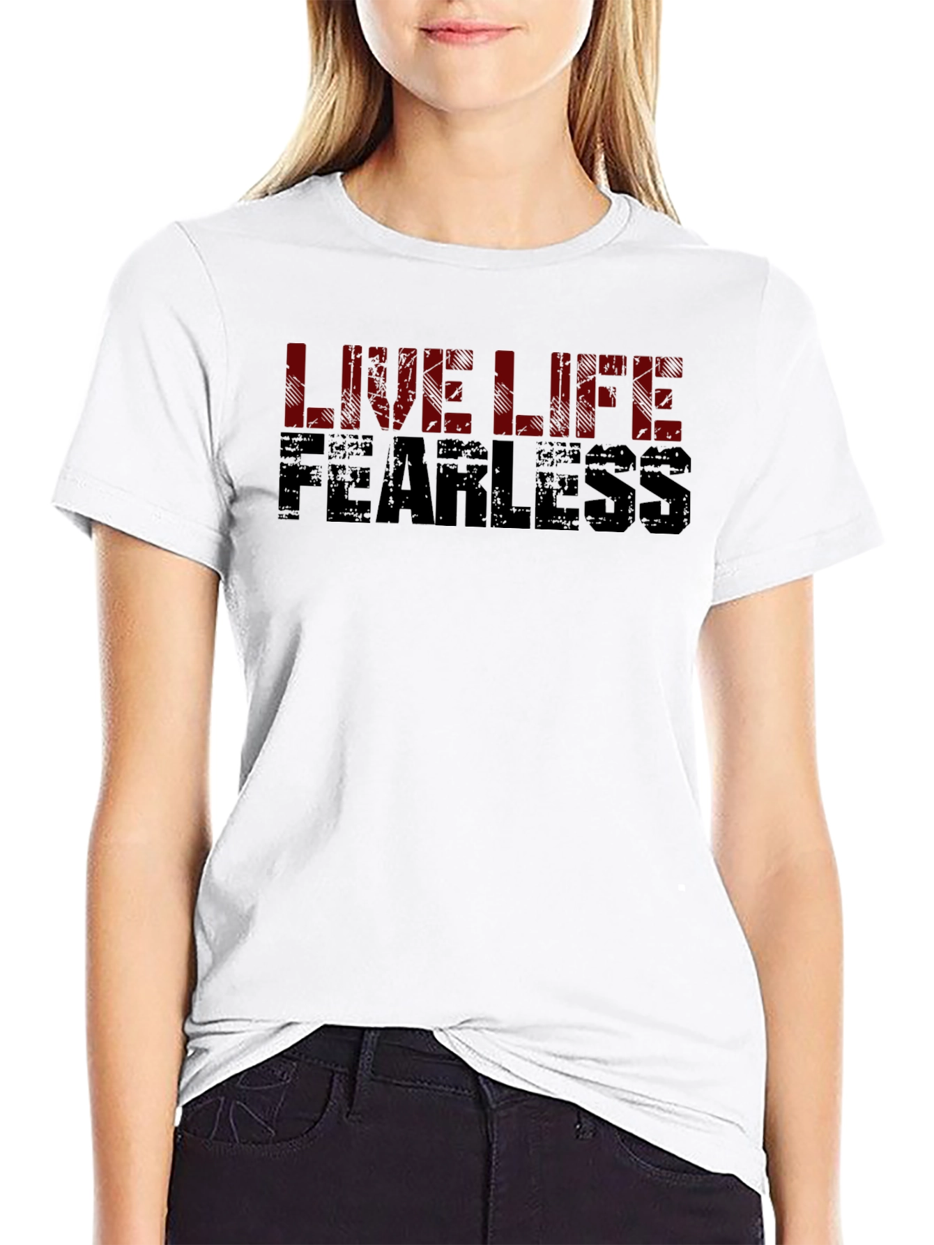 Live Life Fearless Graphic T-Shirt