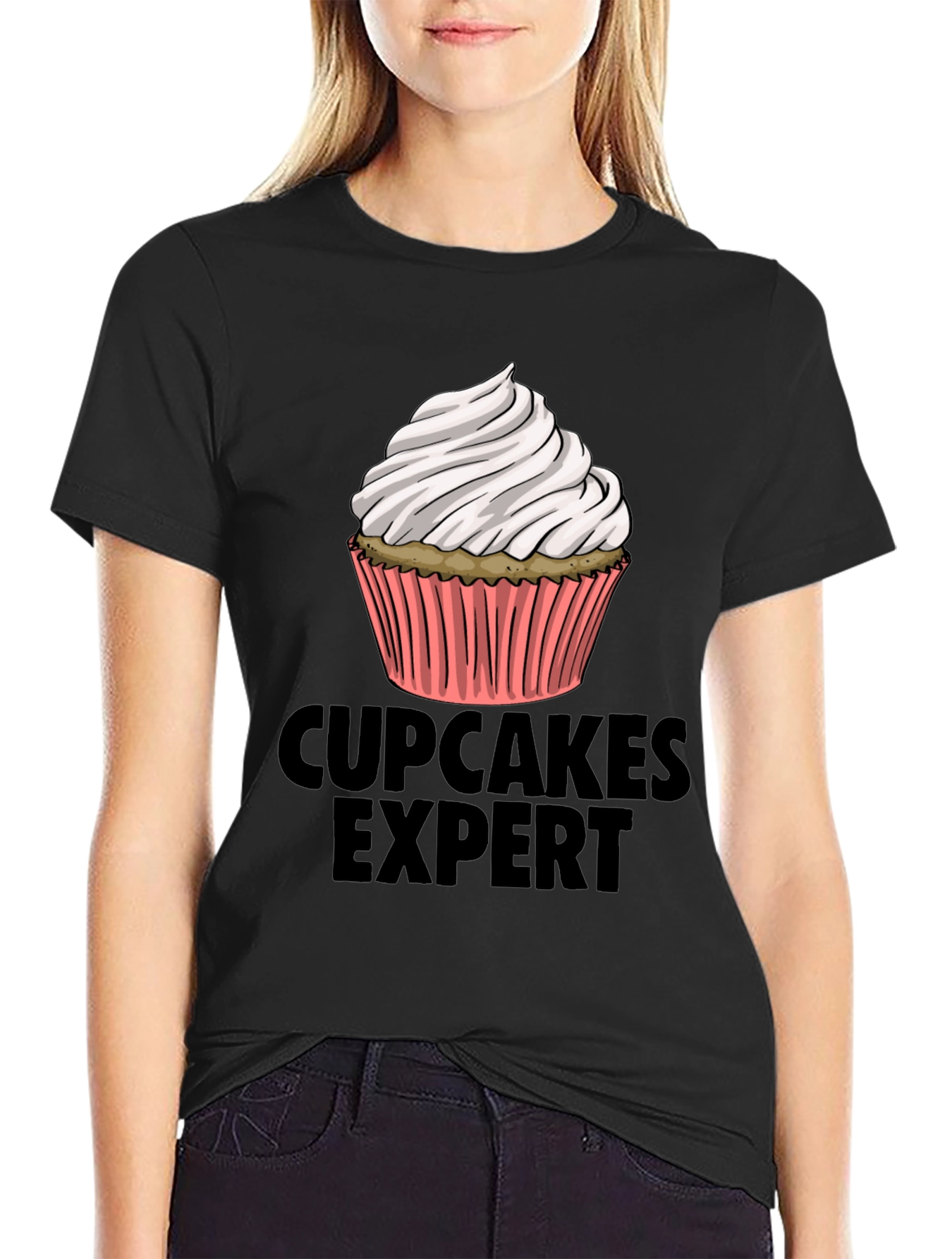 Cupcakes Expert T-Shirt: Sweet Treat Fashion