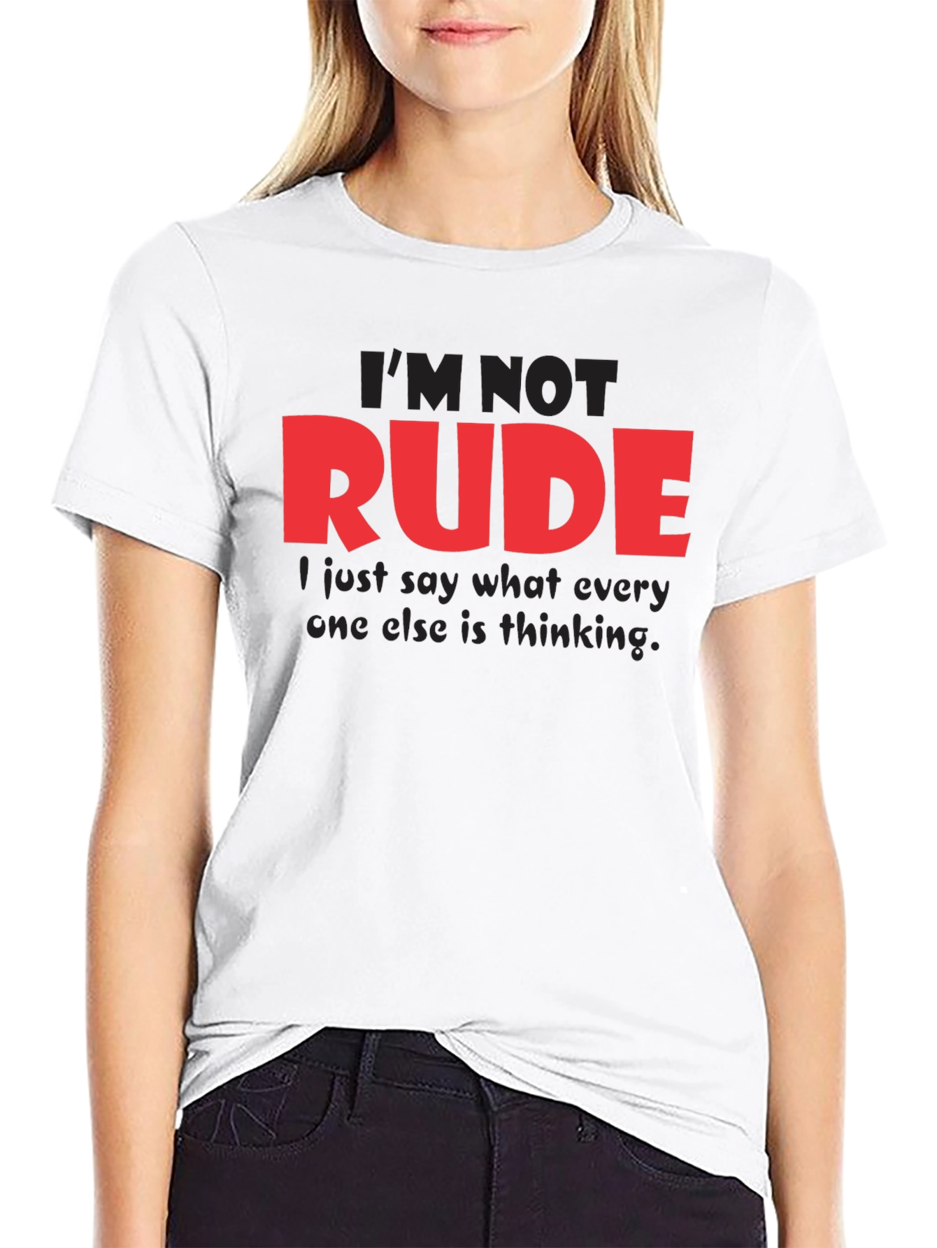 Im Not Rude Funny Graphic Tee