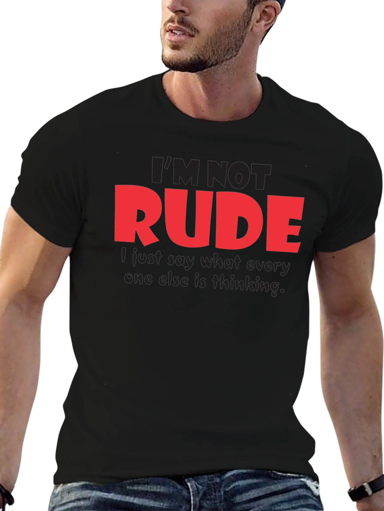 Im Not Rude Funny Graphic Tee