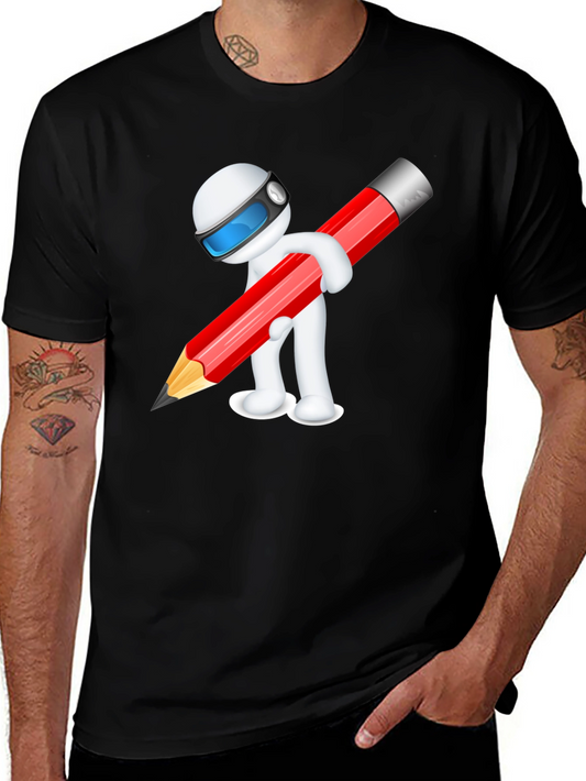 Creative Cartoon Graphic T-Shirt