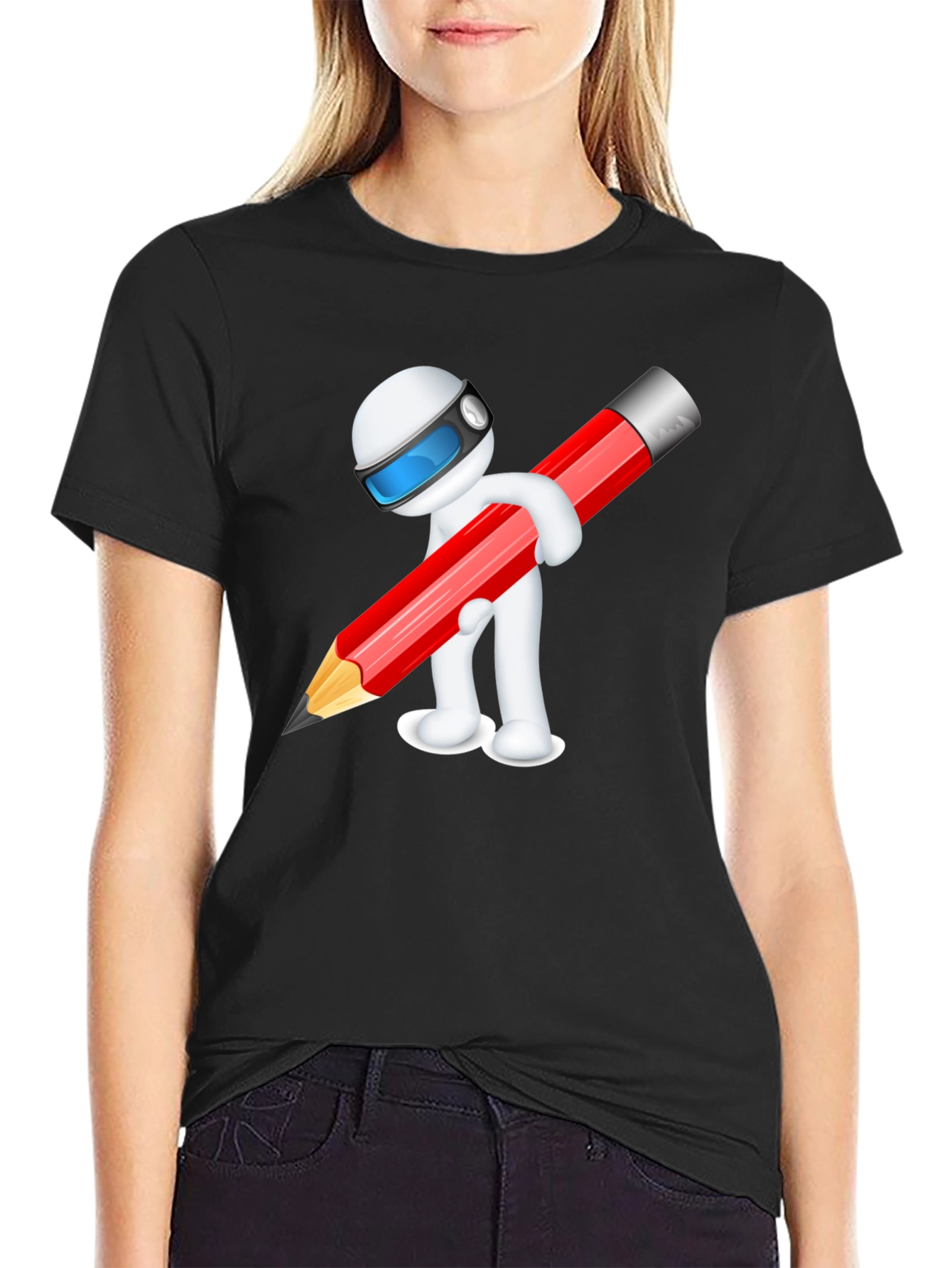 Creative Cartoon Graphic T-Shirt