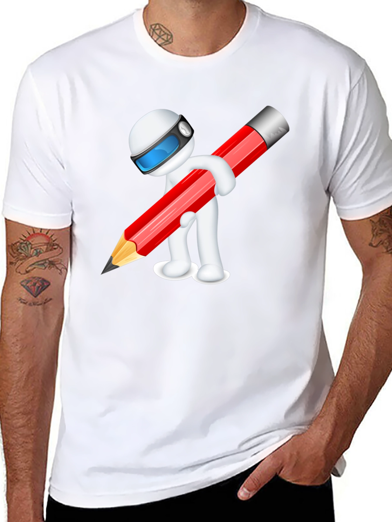 Creative Cartoon Graphic T-Shirt
